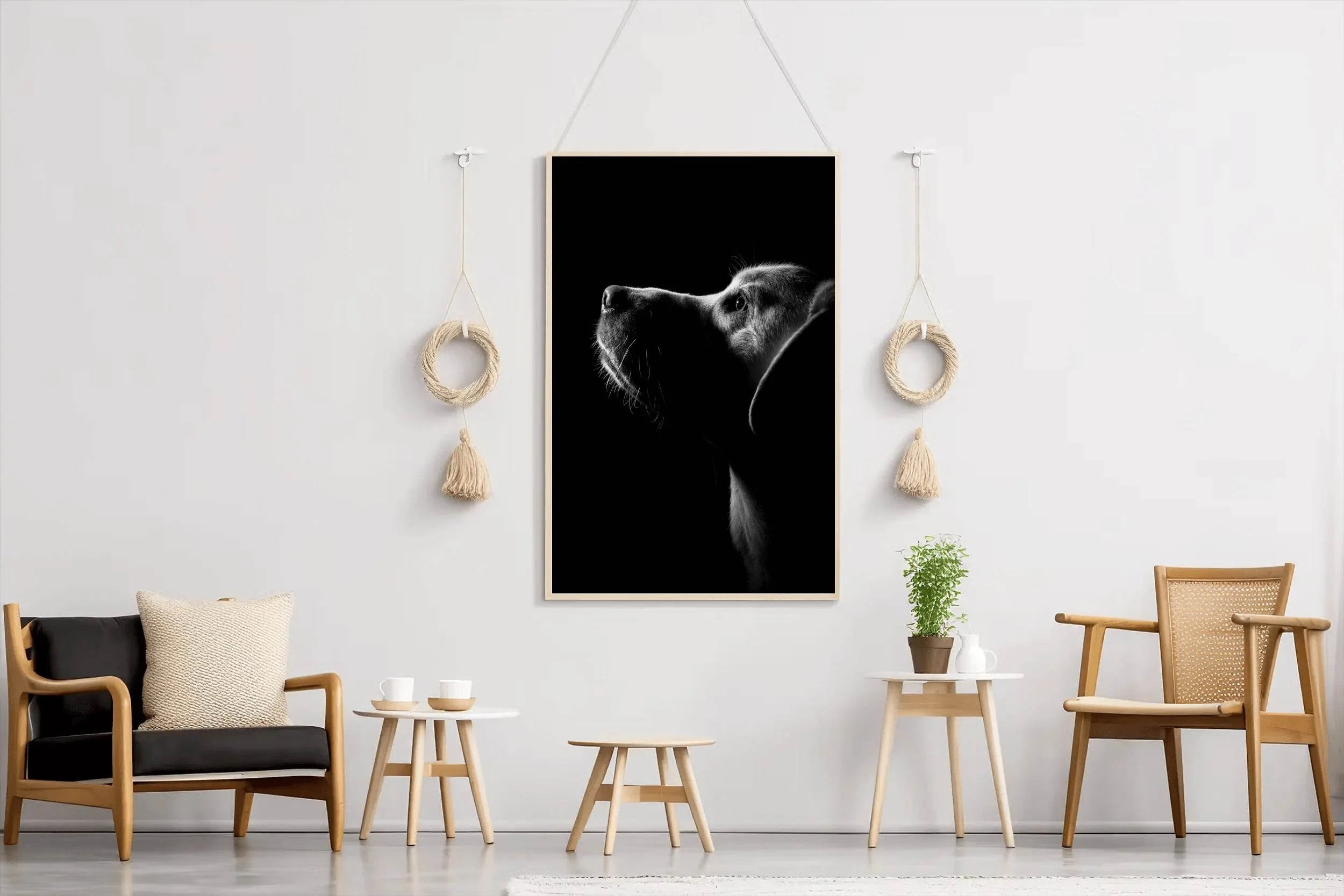 Retriever Black & White Wall Art - beink online art store