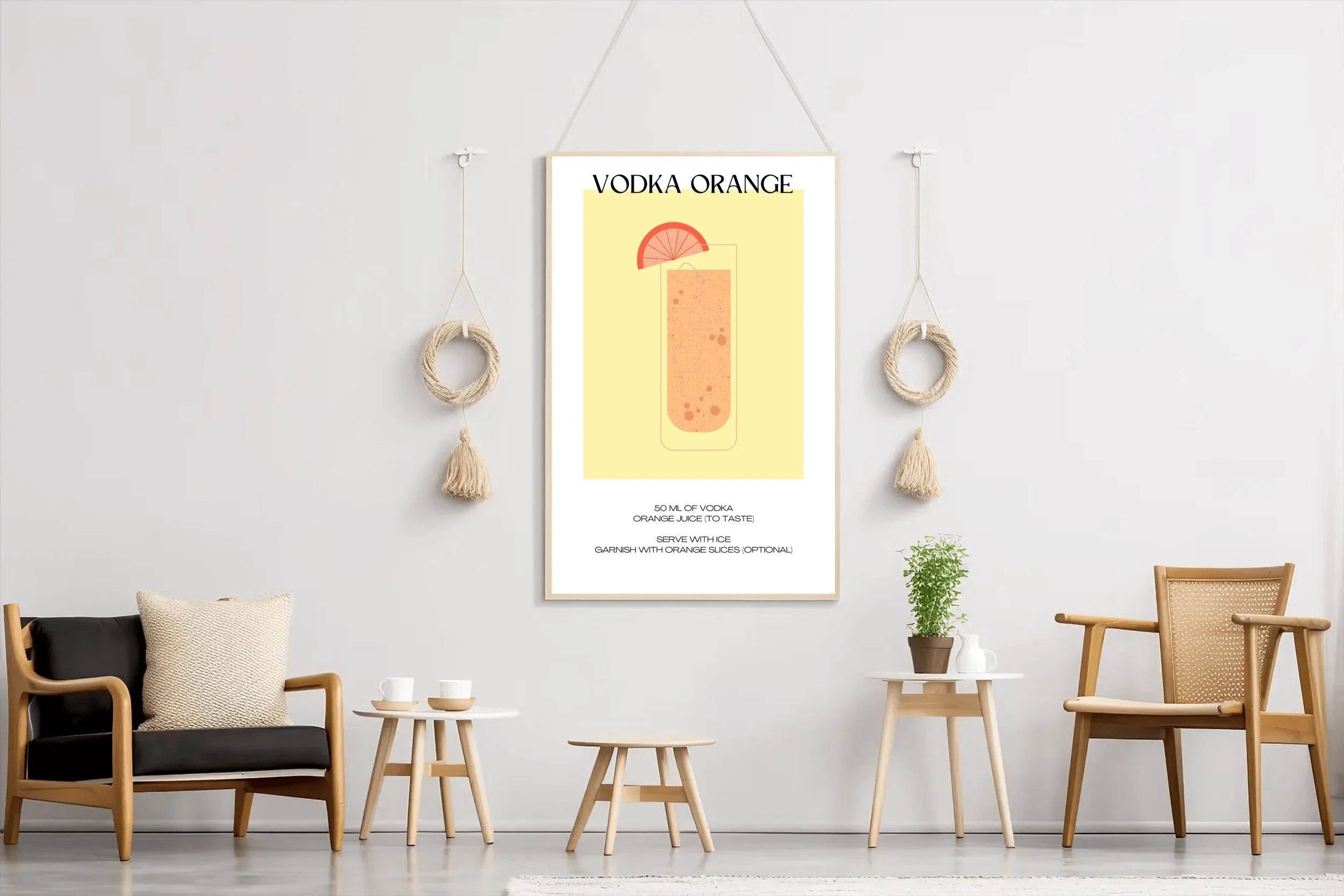 Vodka Orange Wall Art - beink online art store