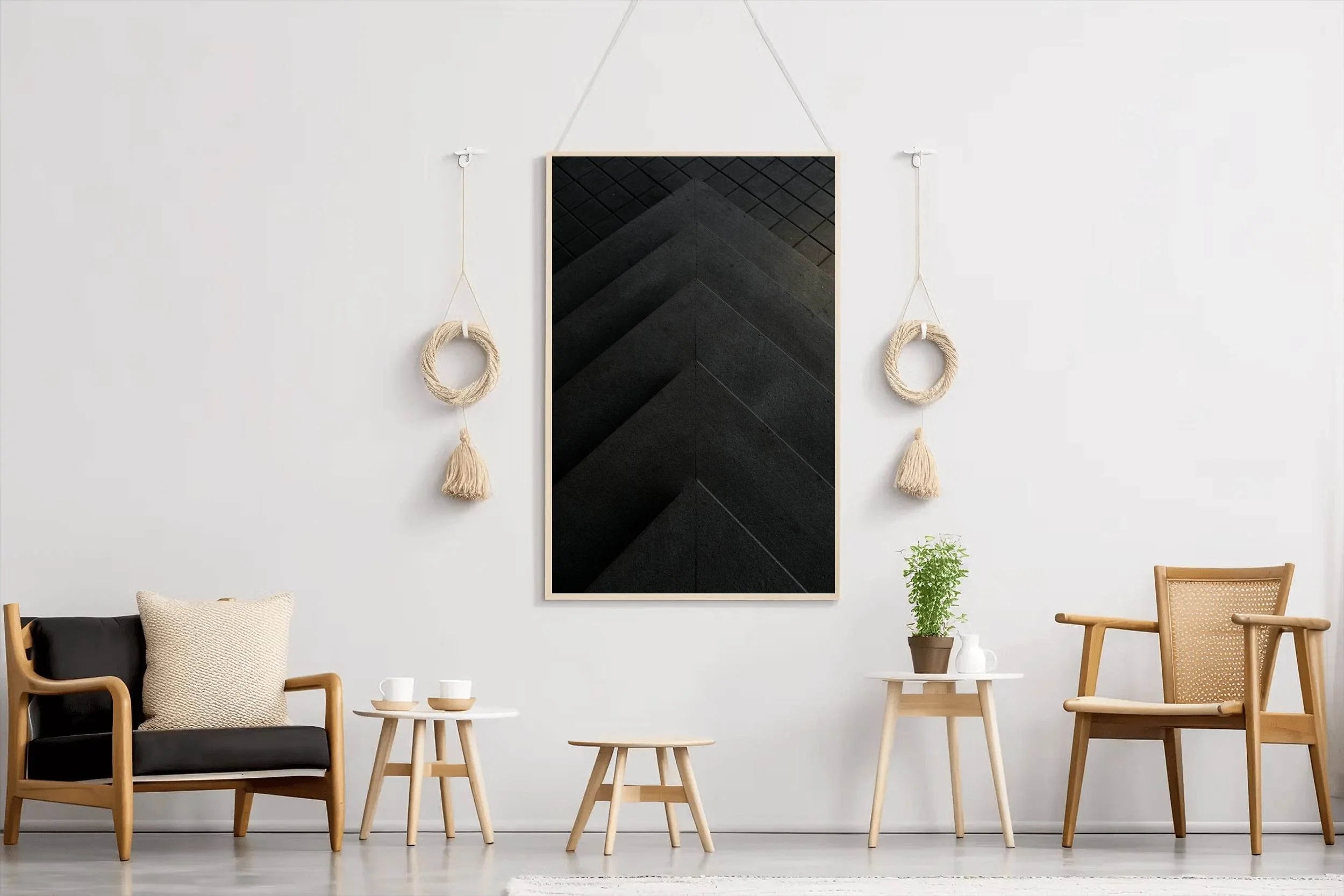 Metallic Blades Abstract Wall Art - beink online art store