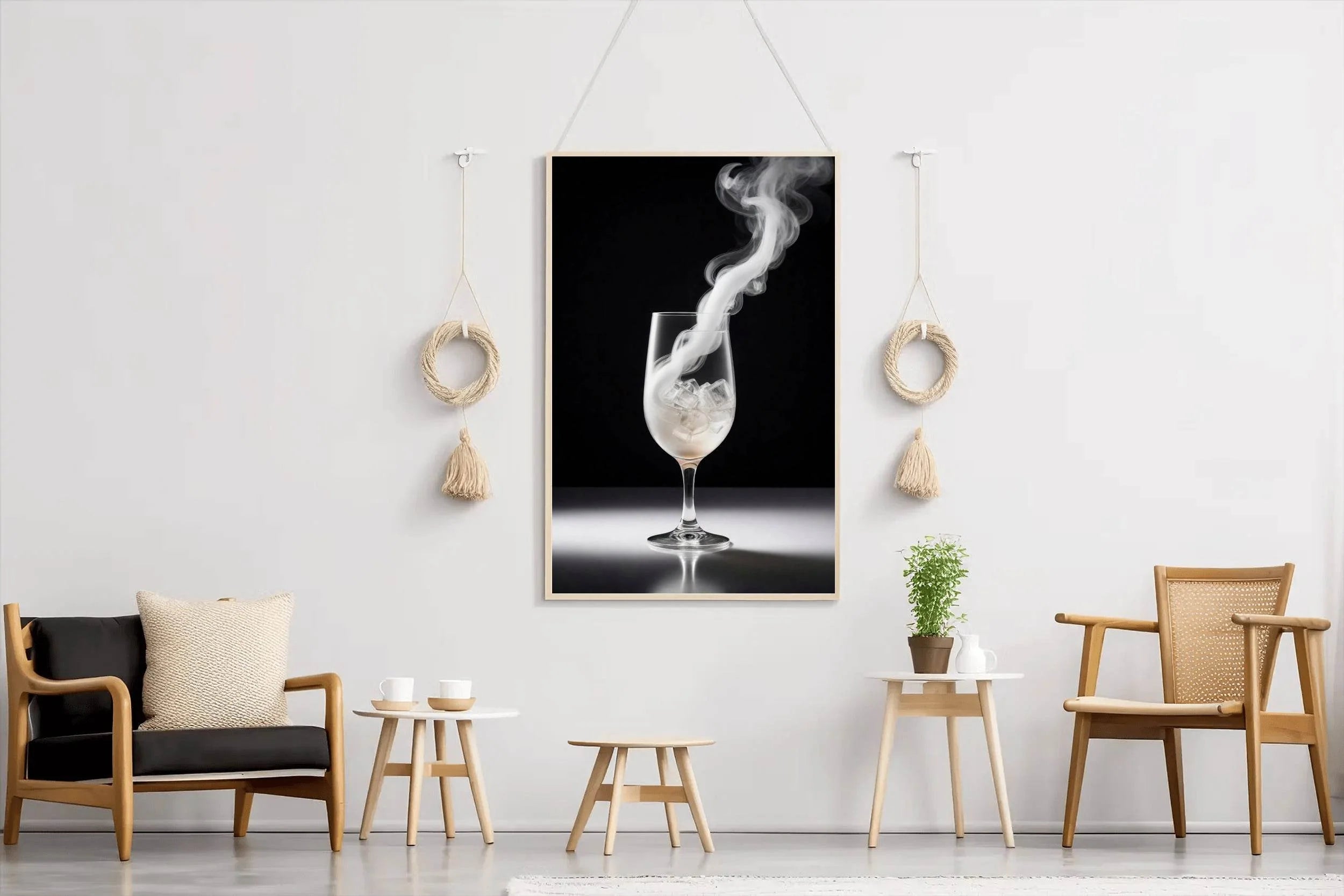 Dry Ice In A Glass Wall Art - beink online art store