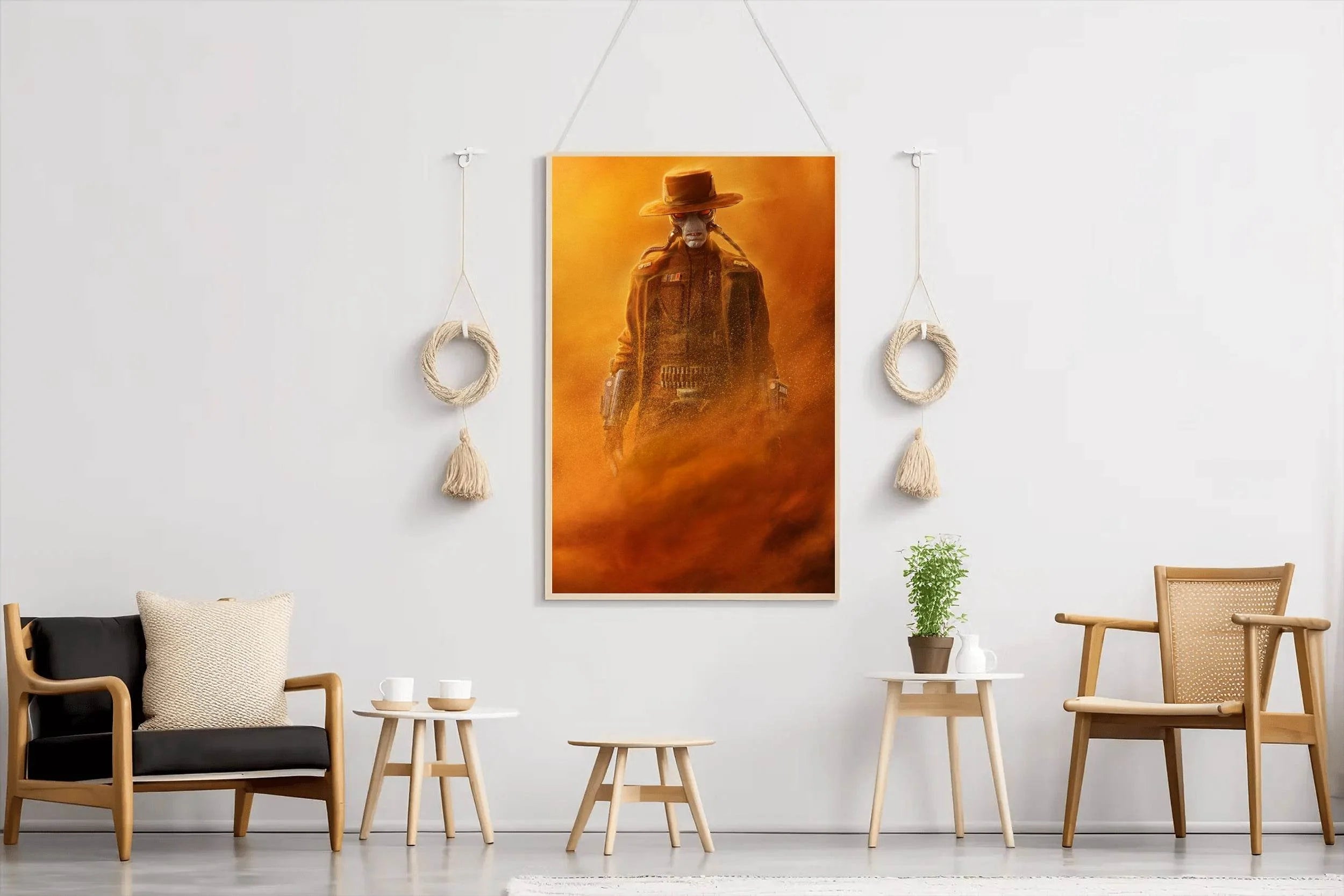 Cad Bane in Sand Storm Wall Art - beink online art store