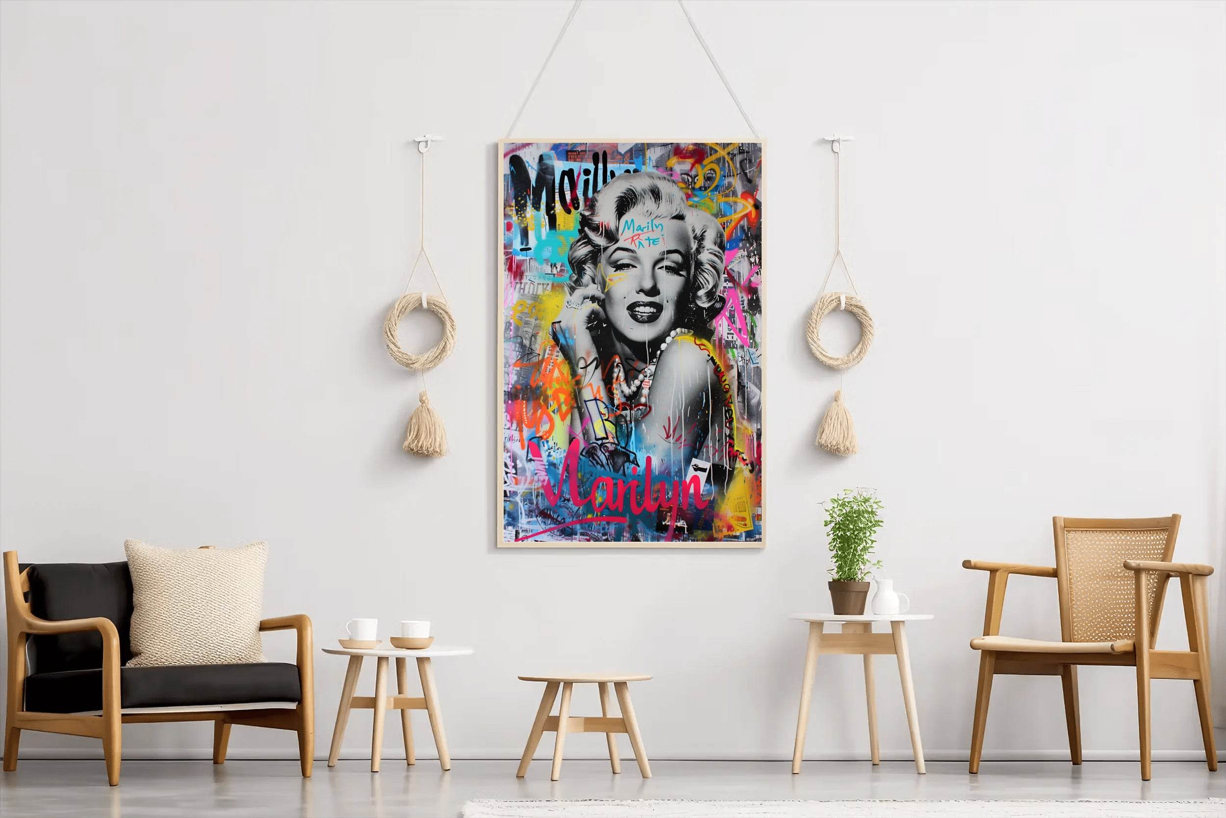 Marilyn Graffiti Wall Art - beink online art store