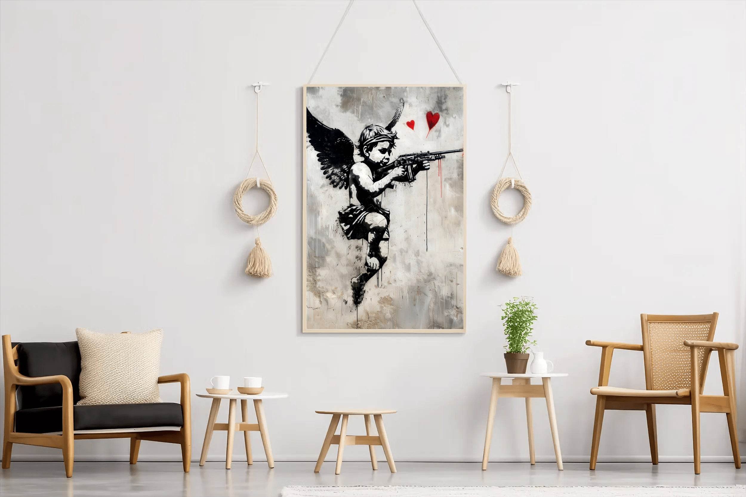 Angelic Warfare Wall Art - beink online art store