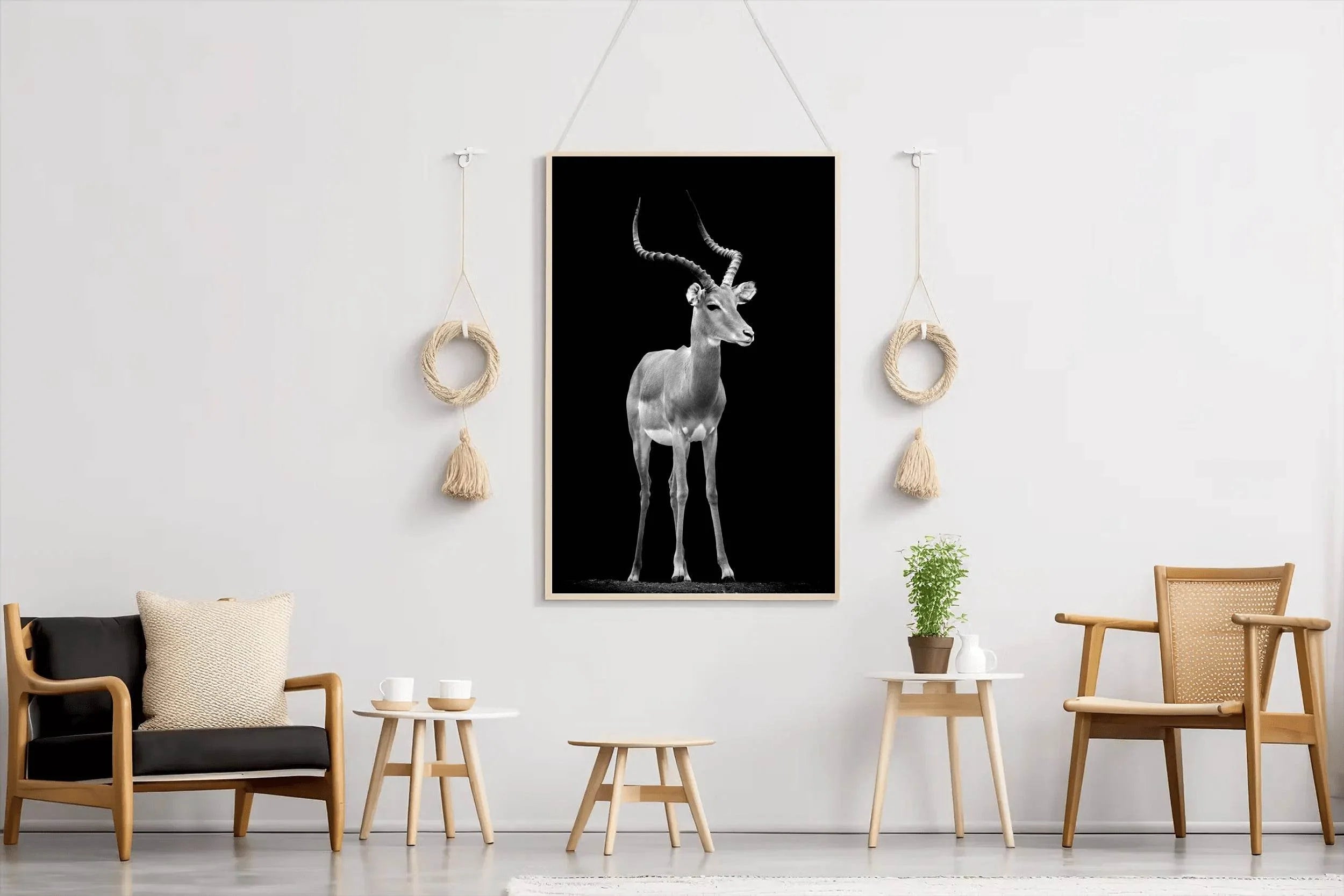 Impala Black & White Wall Art - beink online art store