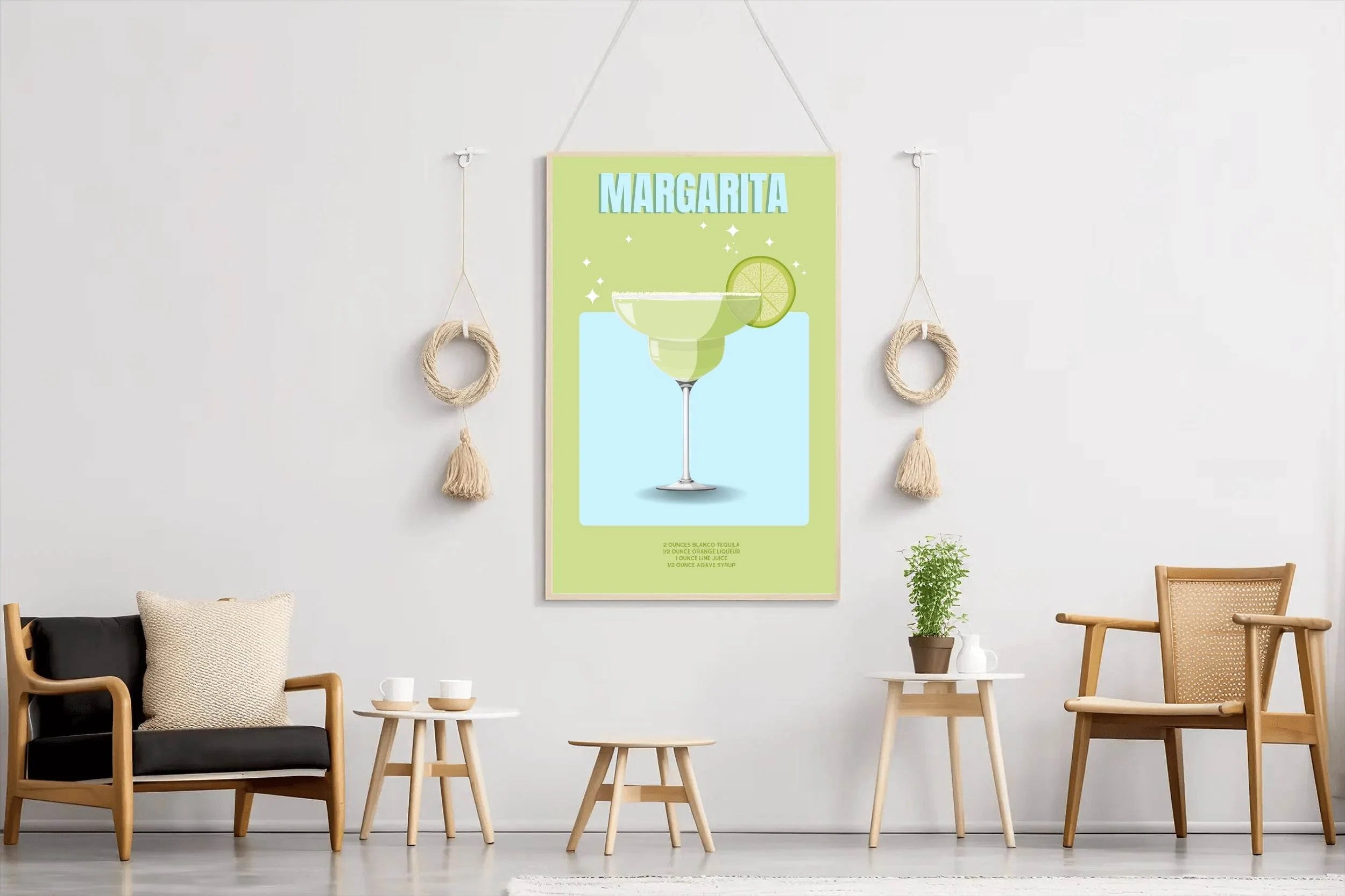 Lemon Margarita Wall Art - beink online art store