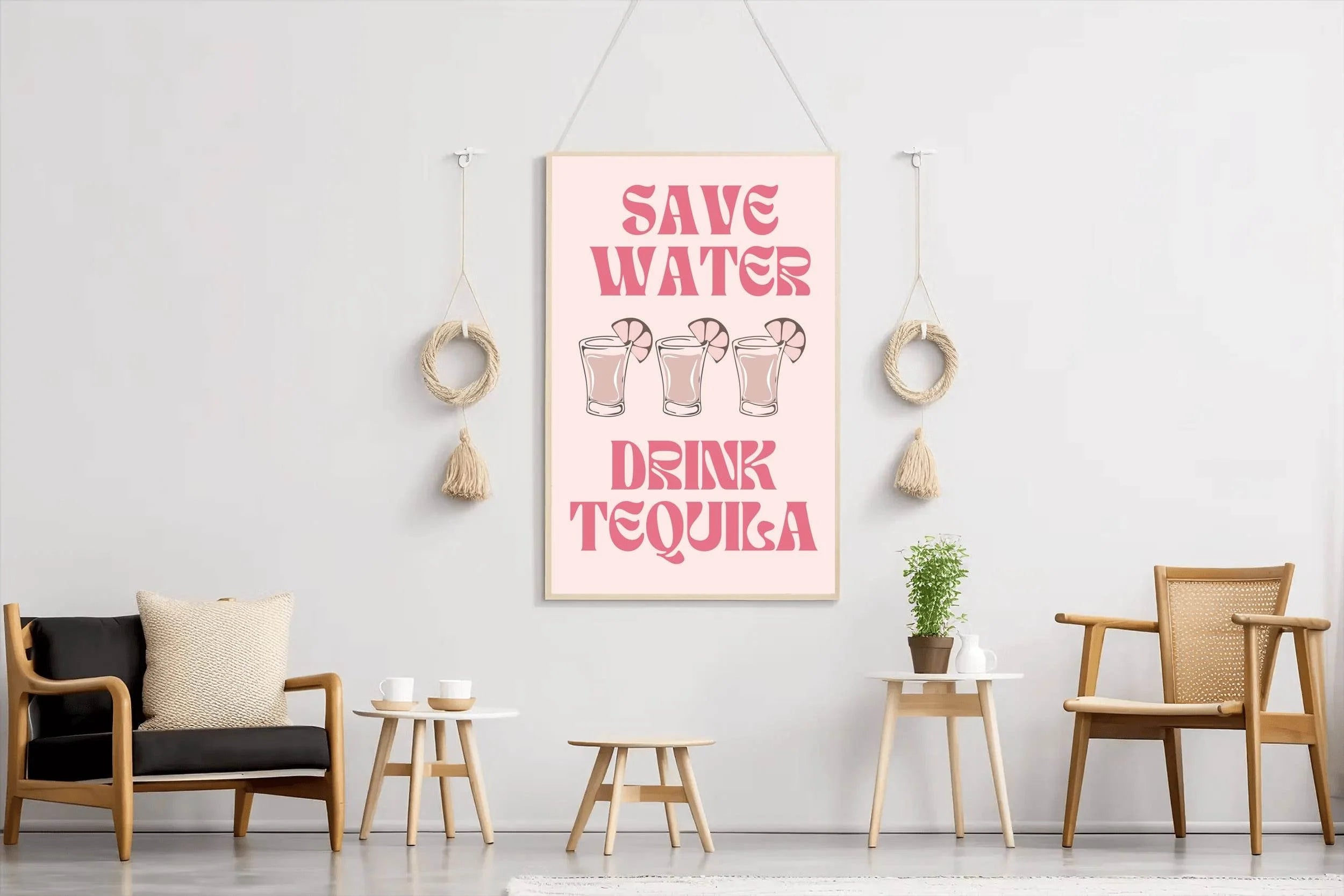 Save Water Drink Wall Art - beink online art store