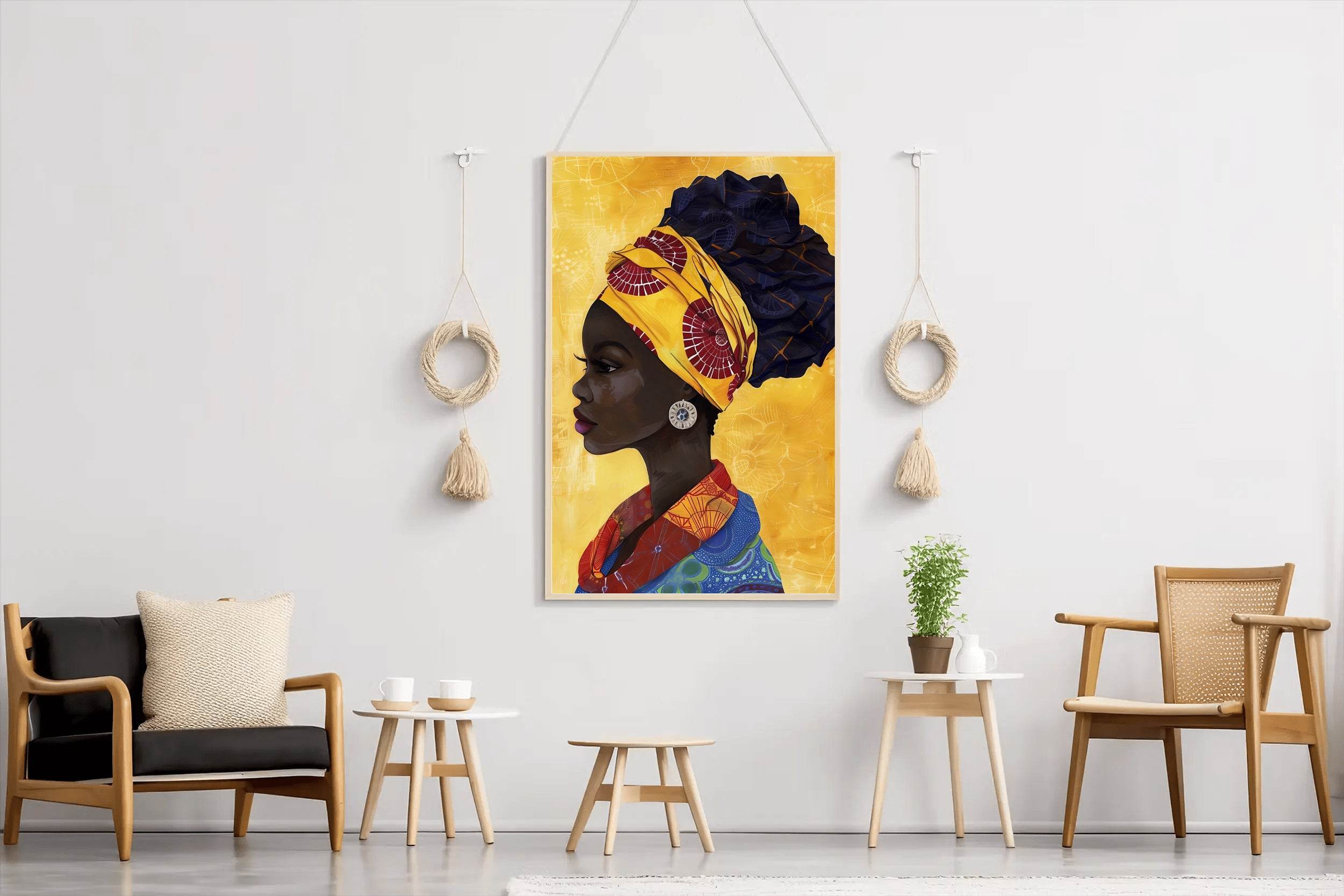Modern African Women Wall Art - beink online art store