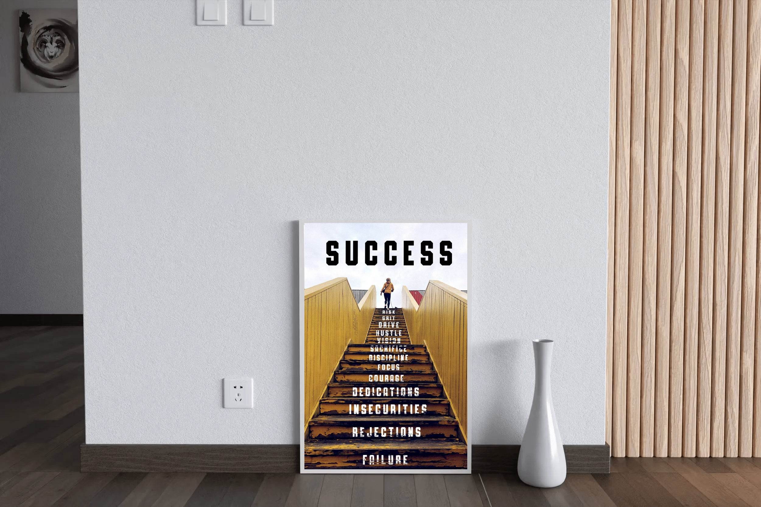 Journey To Success Motivational Wall Art - beink online art store