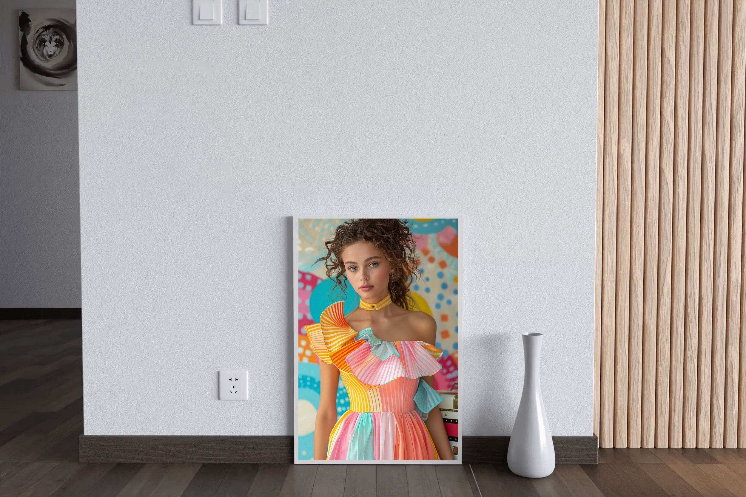 Mexican Women Cotton Dress Wall Art - beink online art store