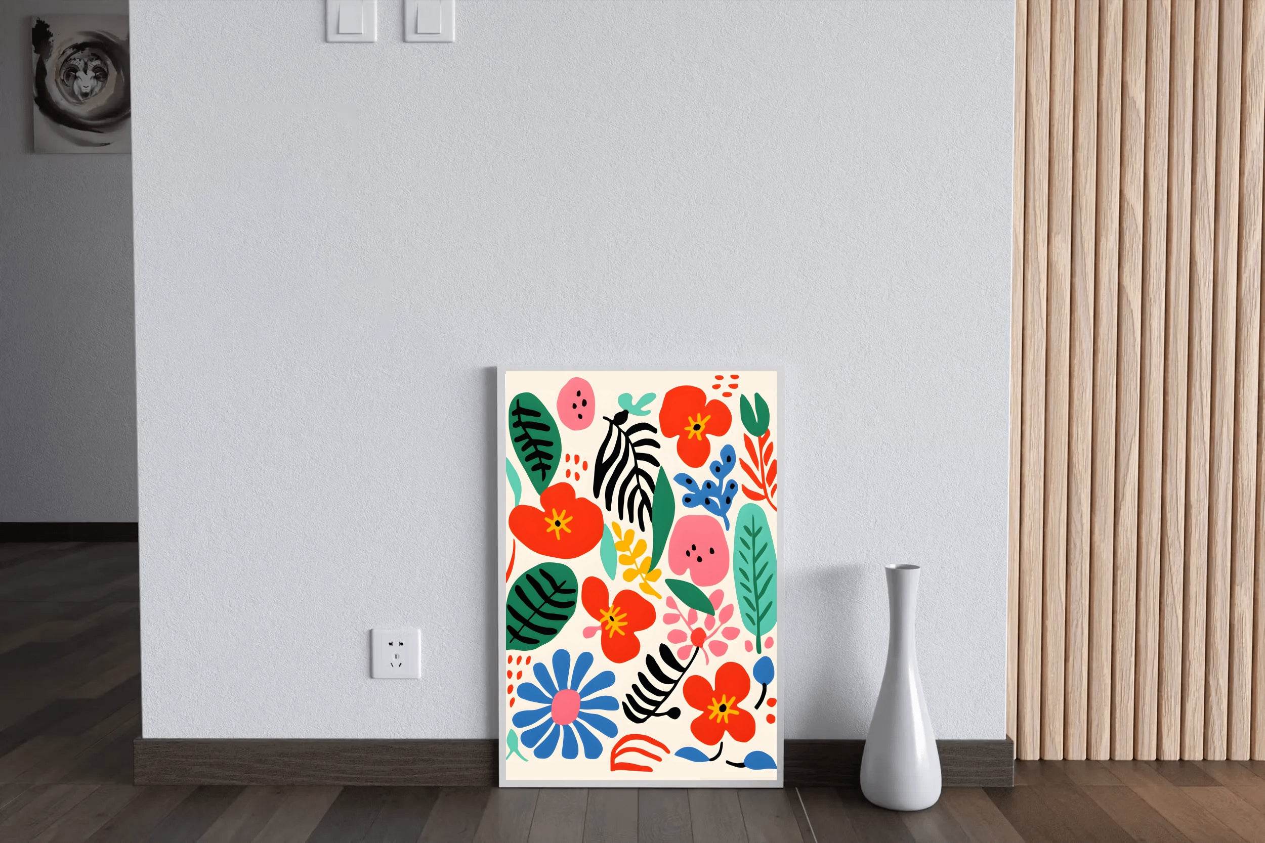 Colorful Floral Painting Art - beink online art store