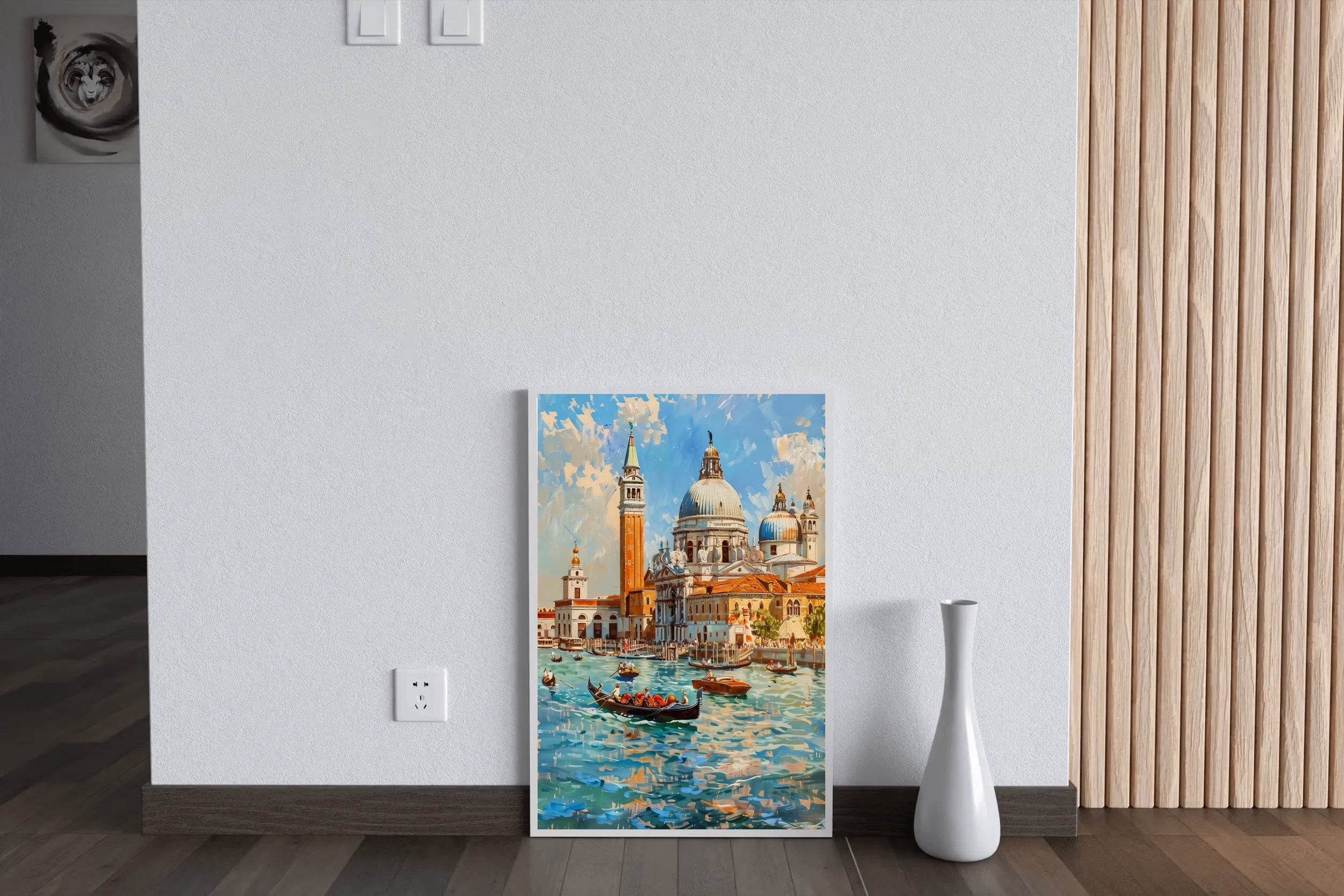 Watercolor Painting Of Venice Italy Wall Art - beink online art store