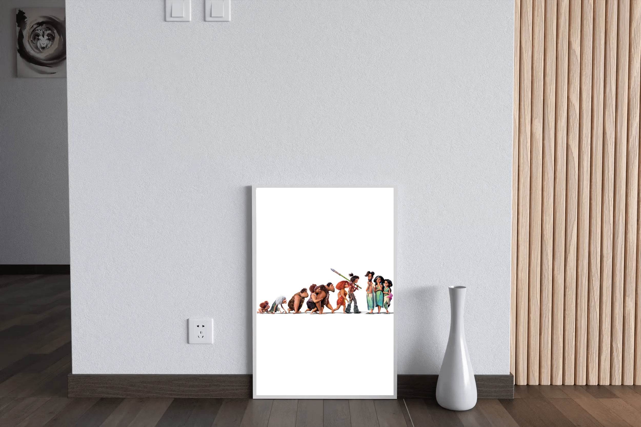 The Croods Evolution A Family's Journey Through Time Wall Art - beink online art store