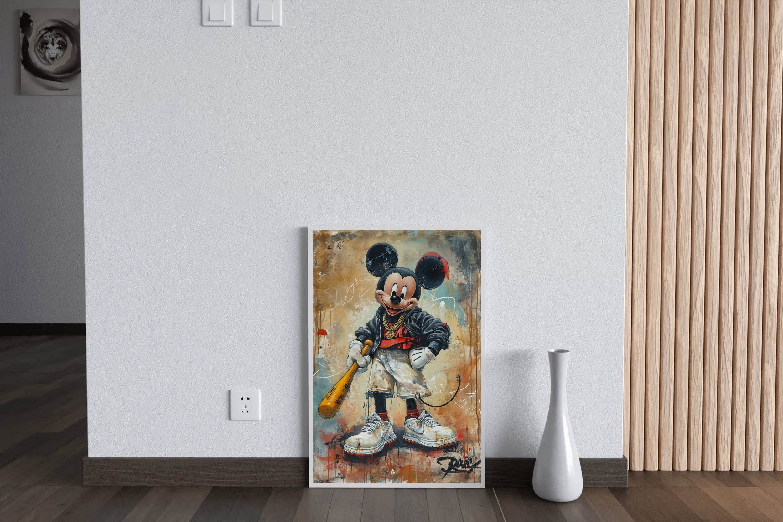 Mickey's Gangsta Style Wall Art - beink online art store