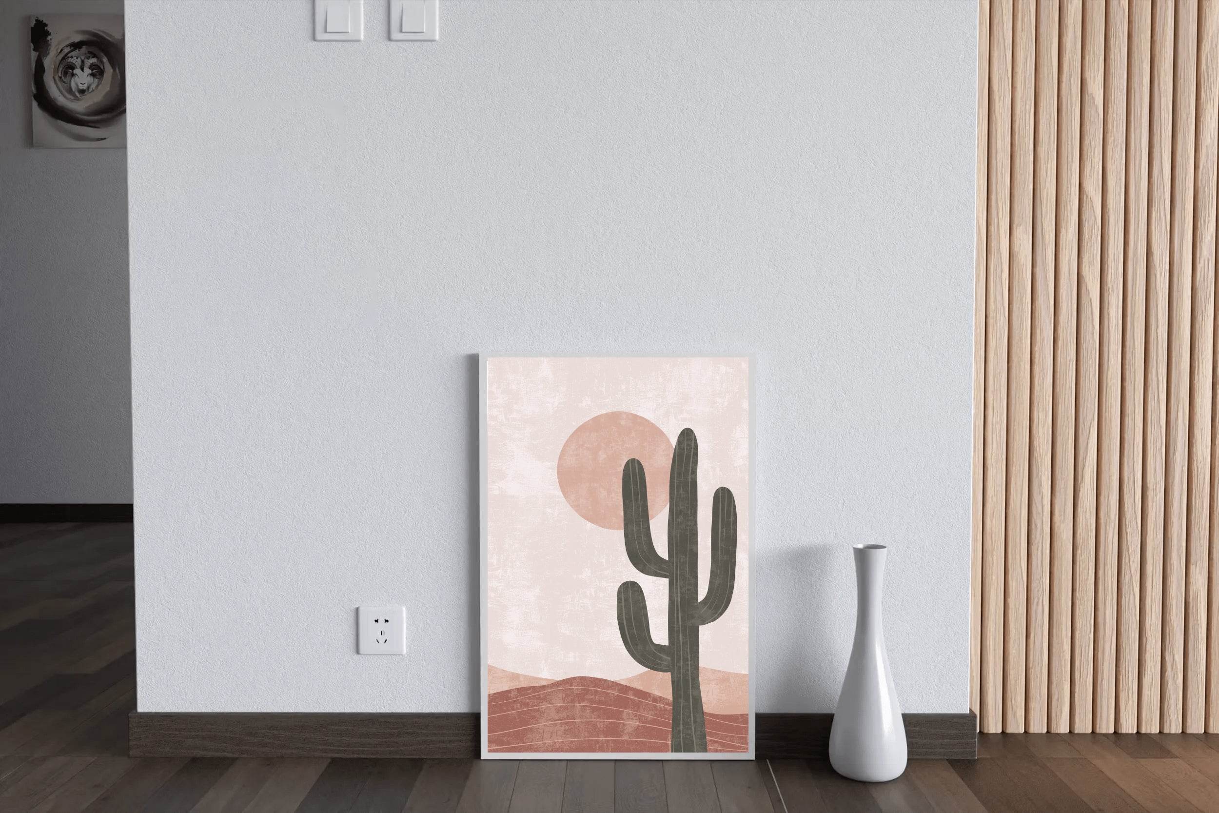 Cactus in the Desert ArtWork - beink online art store