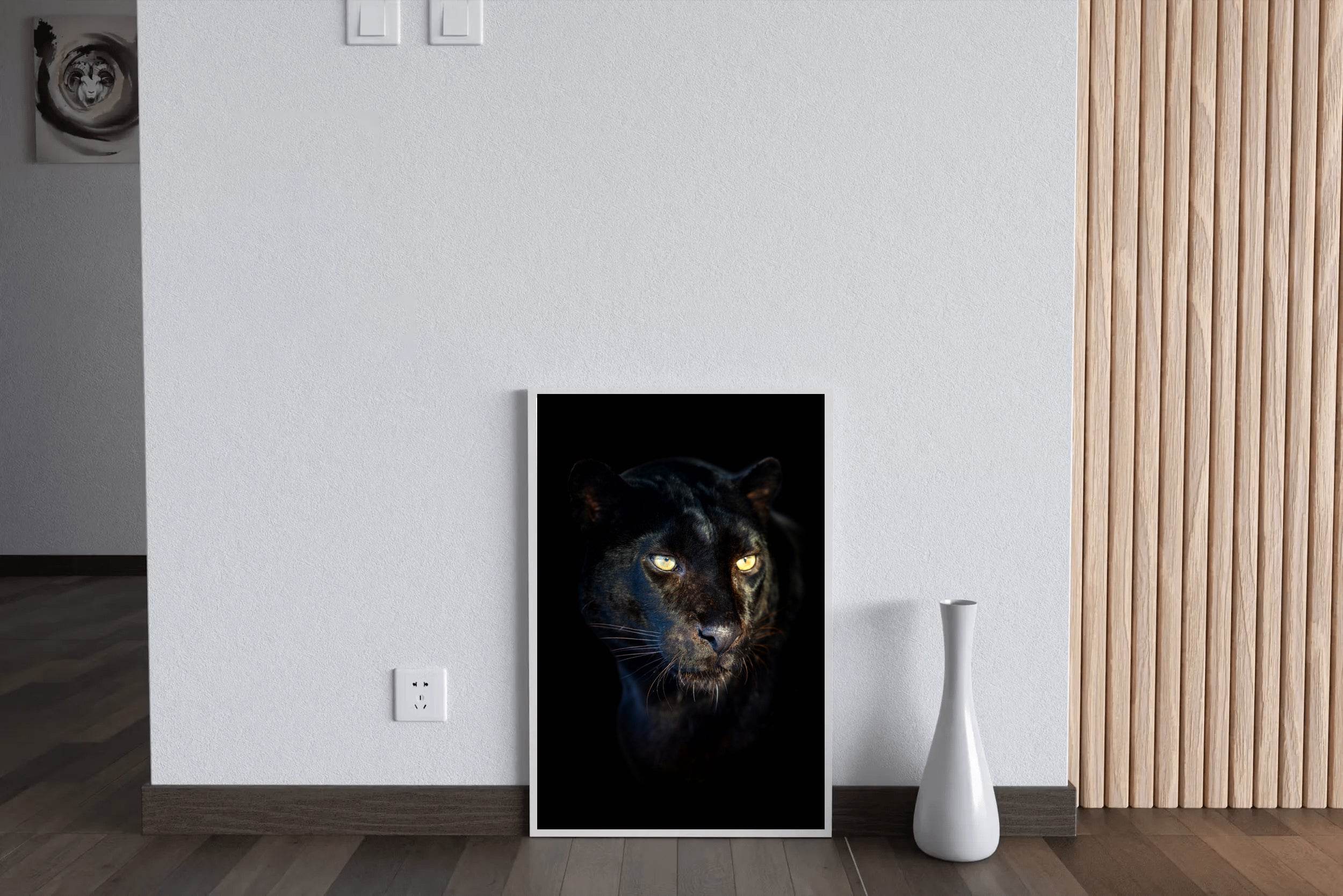 Angry Face of Black Panther Wall Art - beink online art store