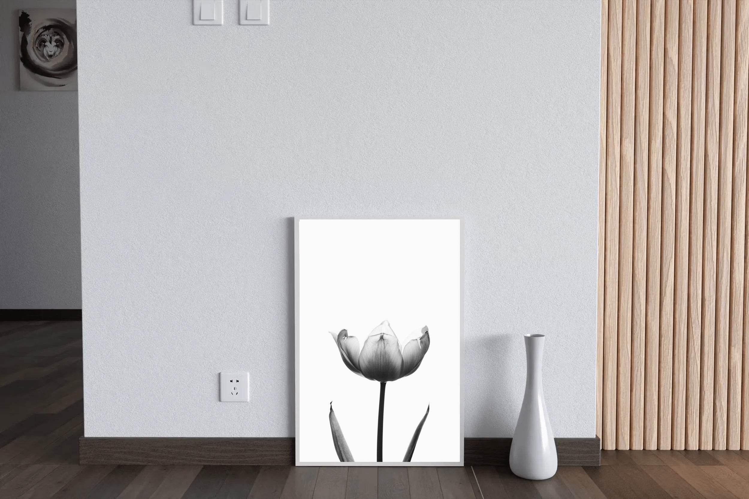 Tulip Black & White Wall Art - beink online art store