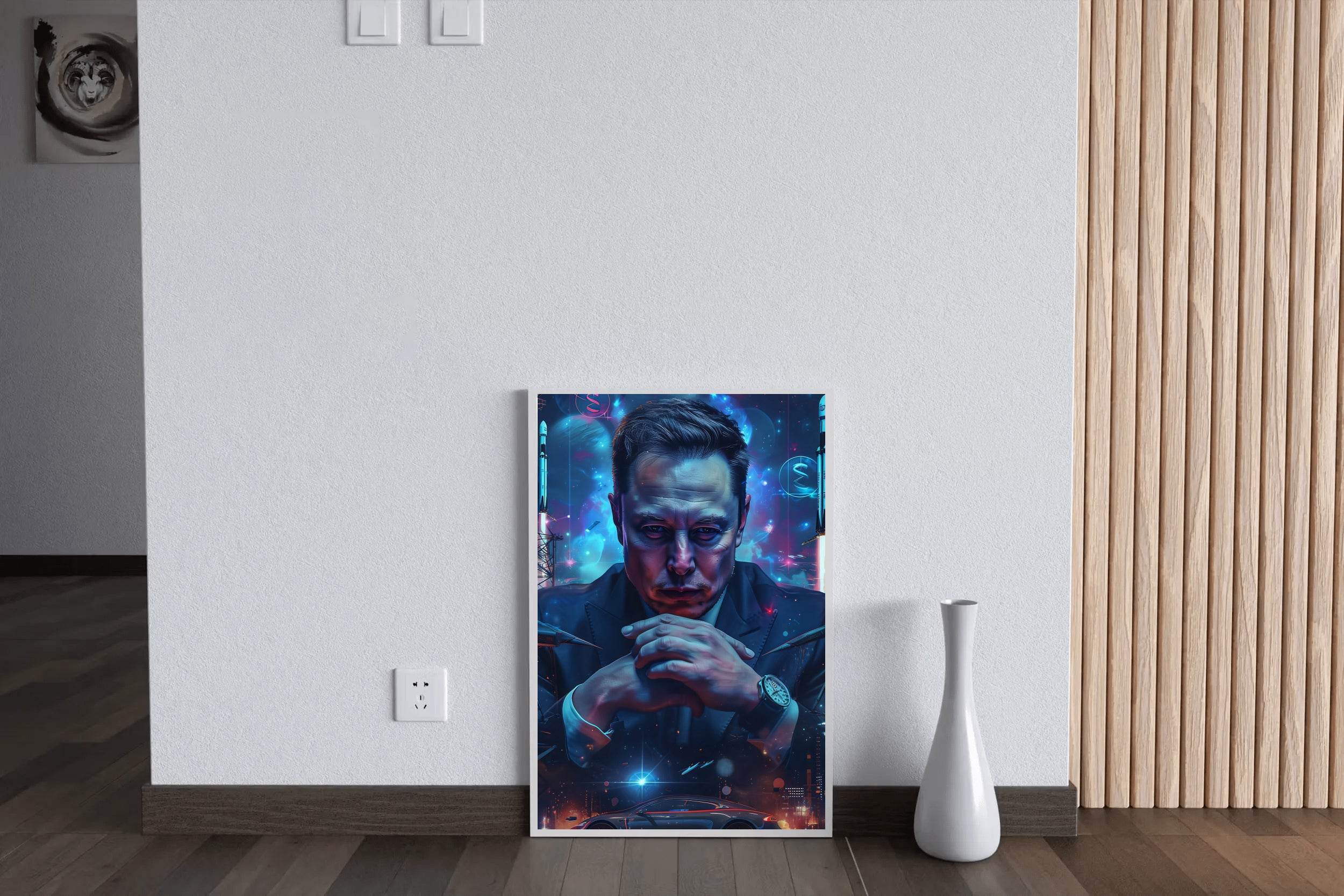 3D Image of Elon Musk Wall Art - beink online art store