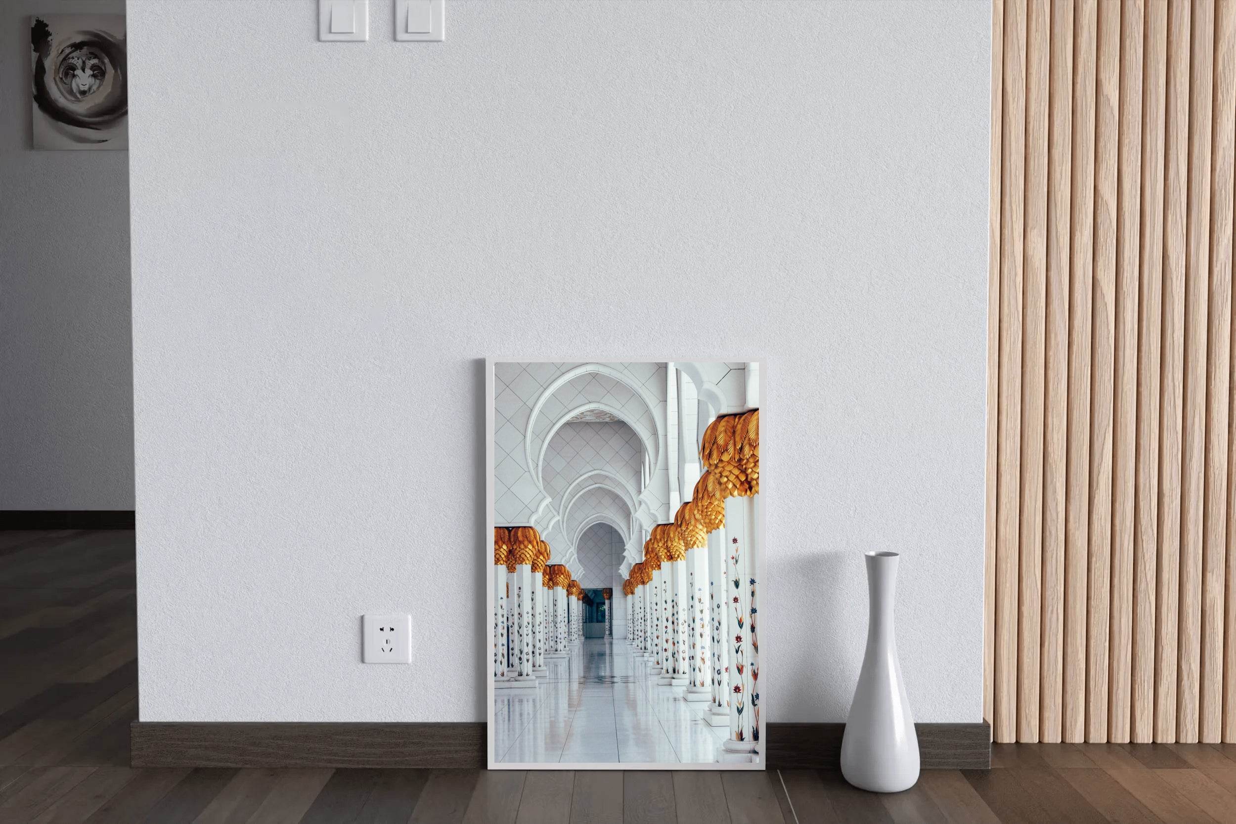 Golden Pathways Wall Art - beink online art store