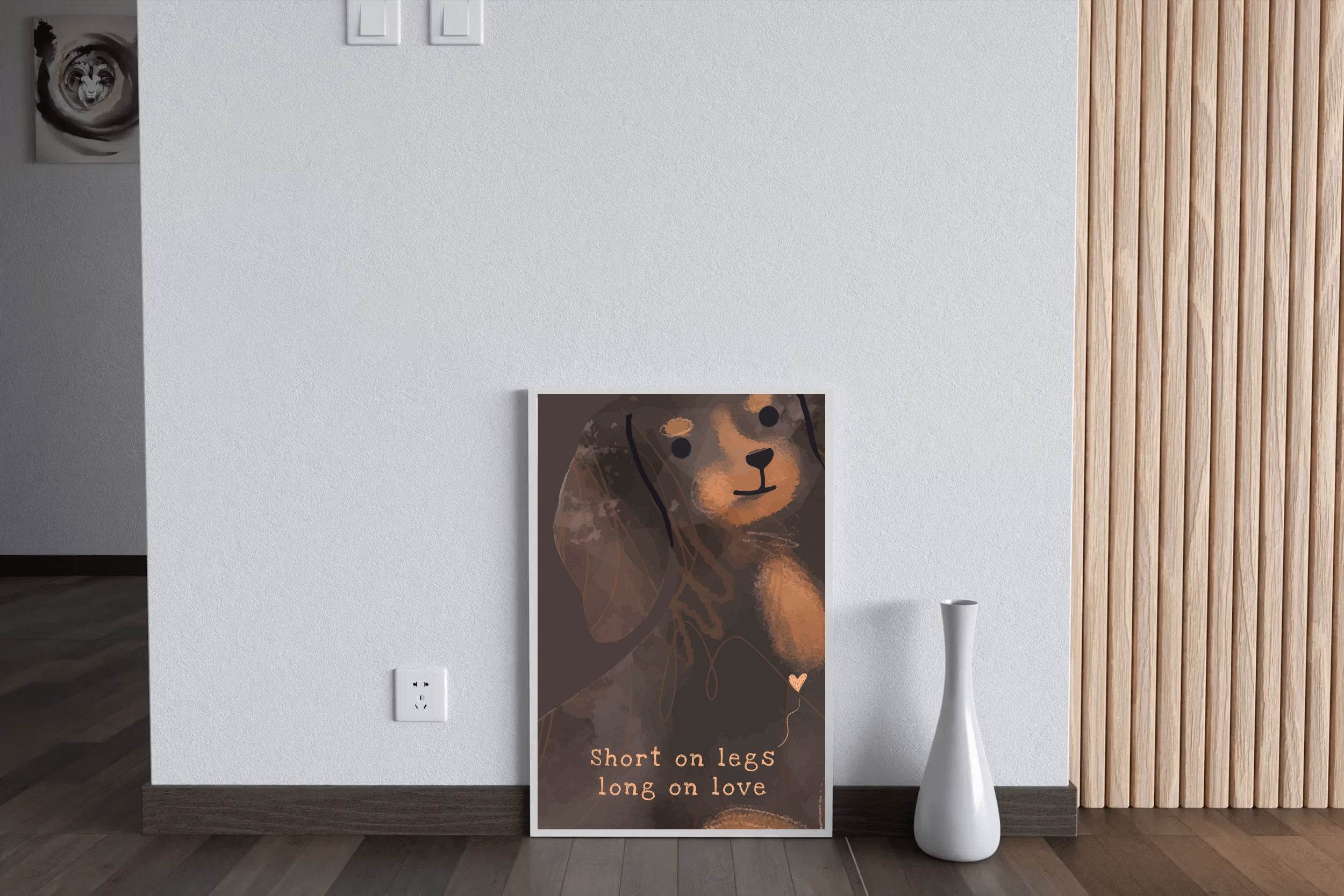 Watercolor Teddy Bear Wall Art - beink online art store