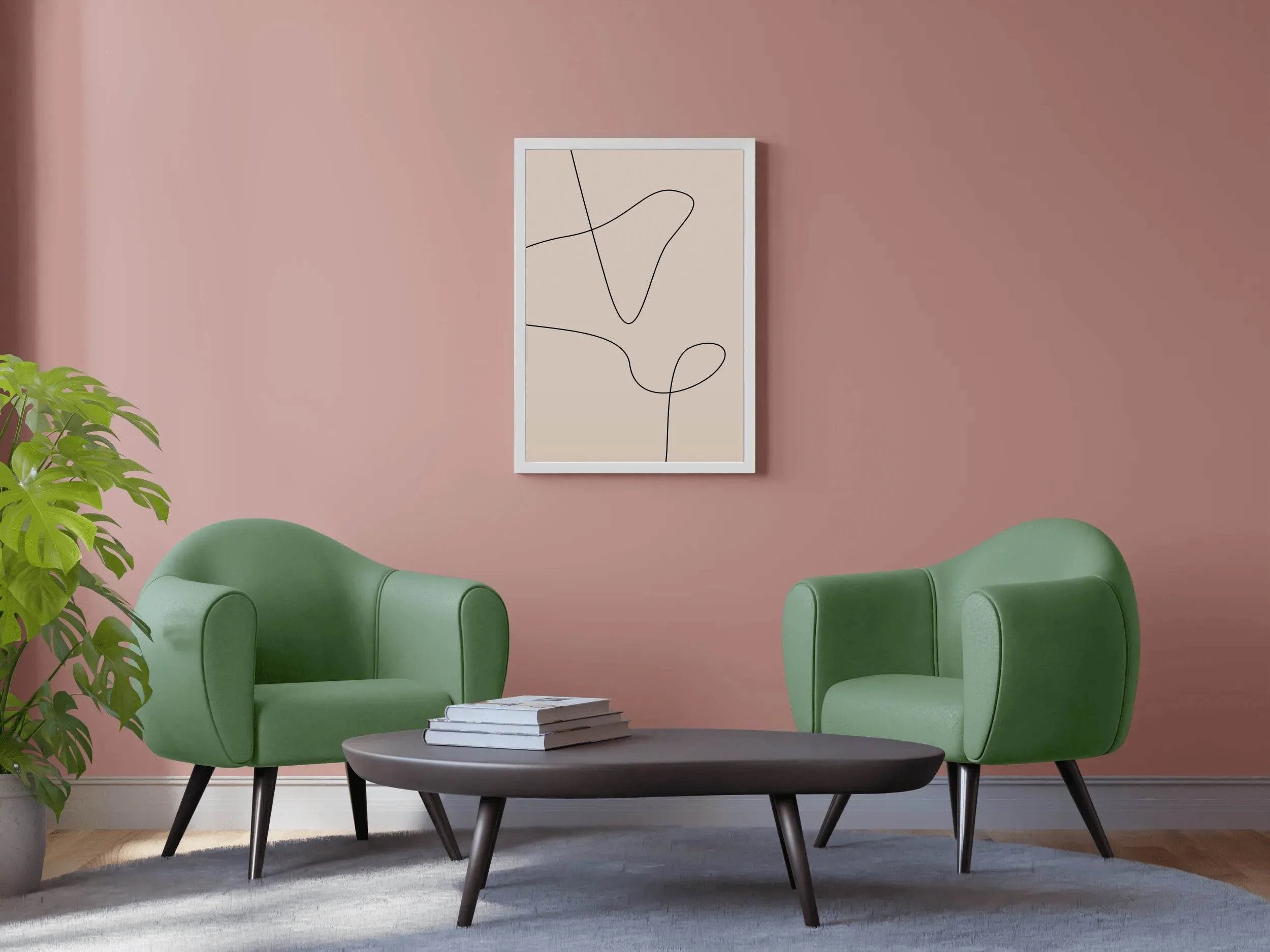 Wavy Lines Wall Art - beink online art store