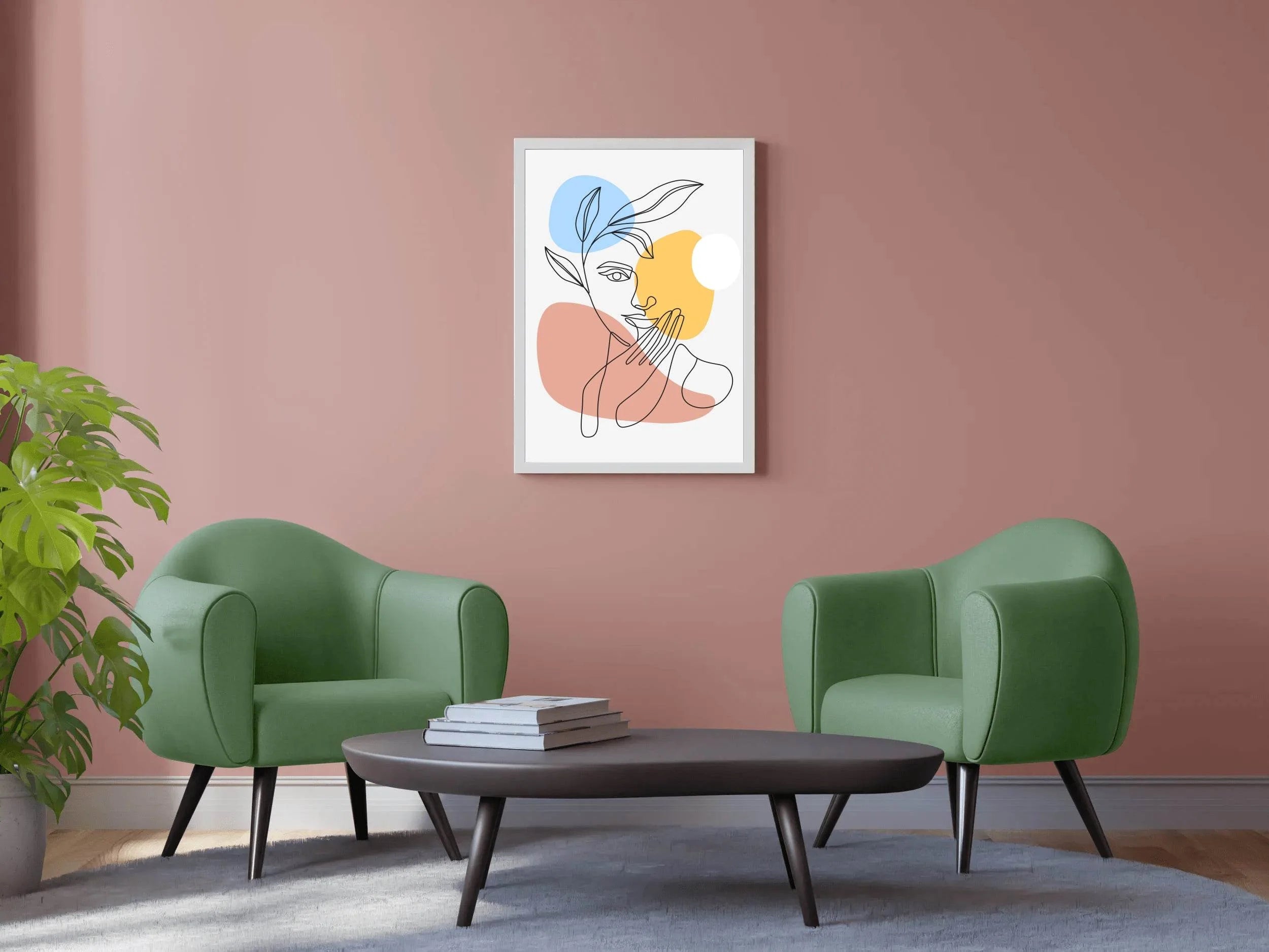 Flower Girl Wall Art - beink online art store
