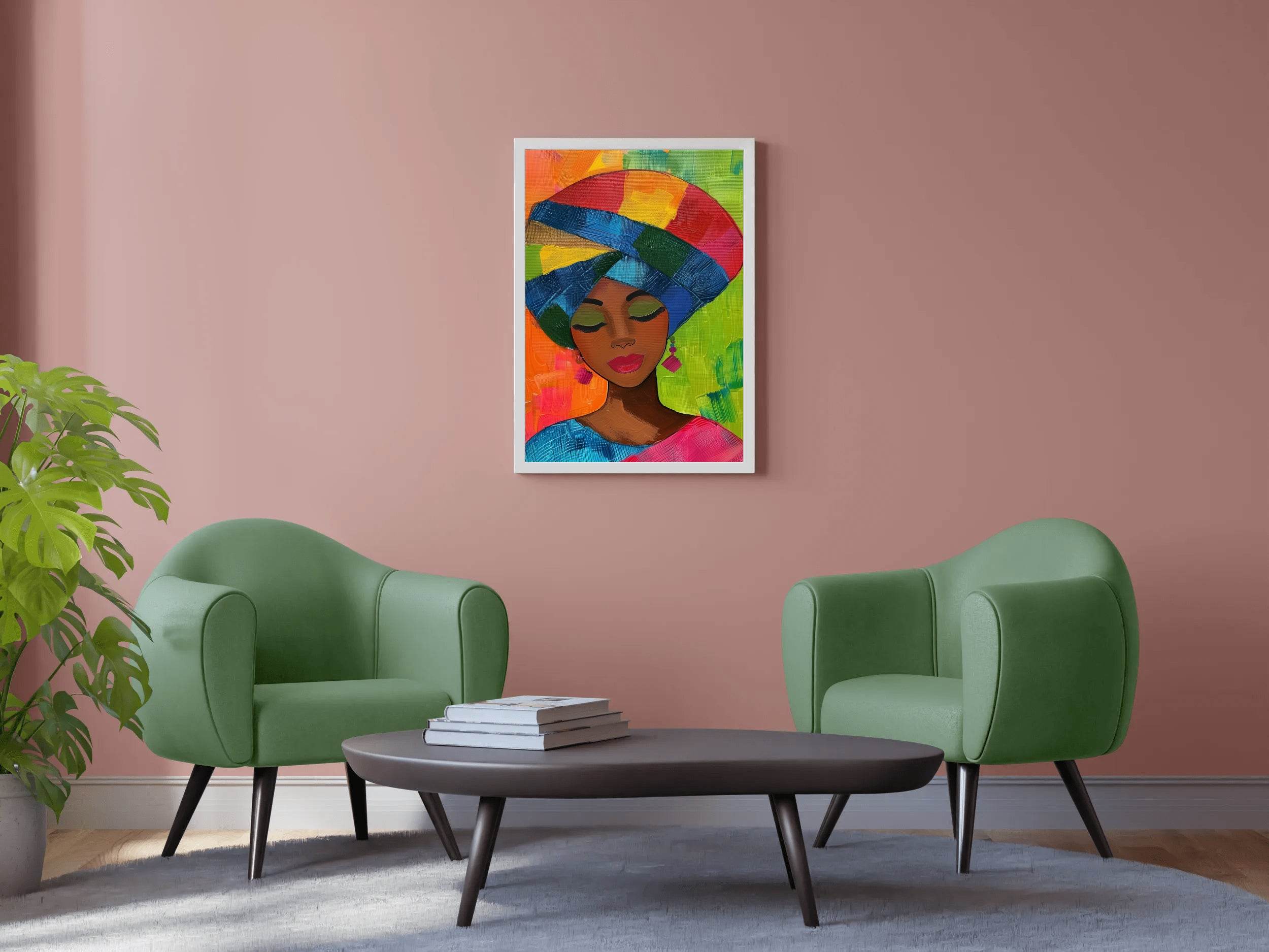 Turban African Wall Art - beink online art store
