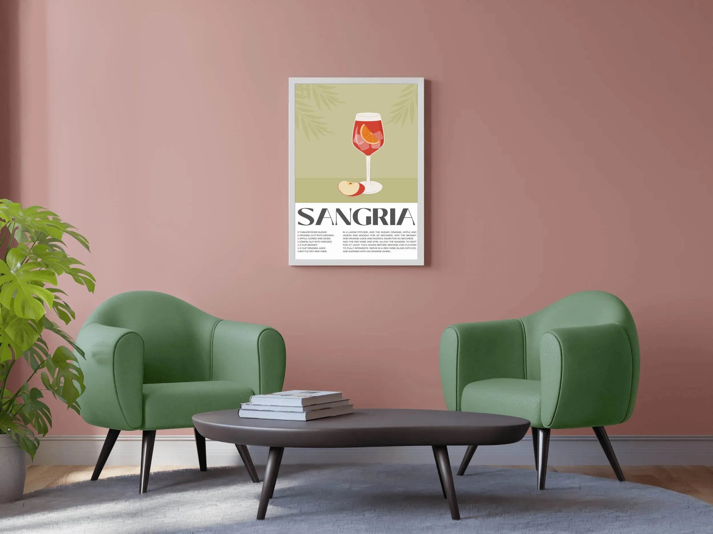 Traditional Red Sangria Wall Art - beink online art store