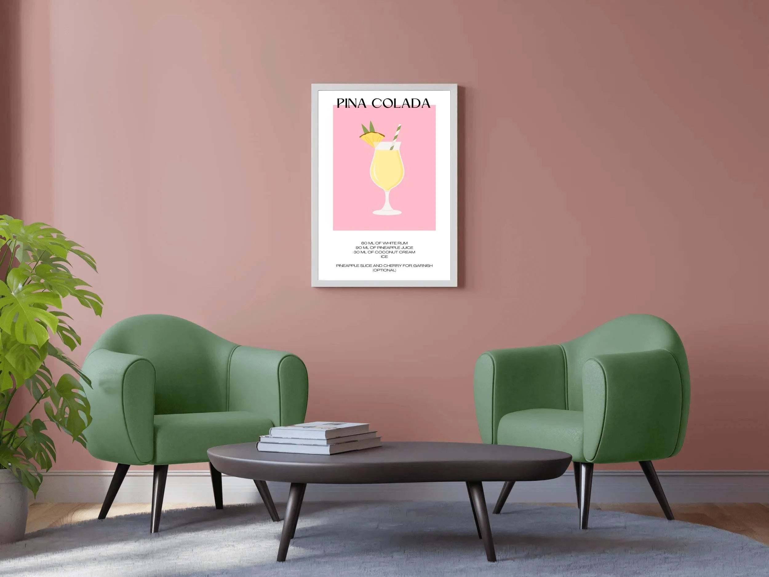 Pina Colada lemon Wall Art - beink online art store