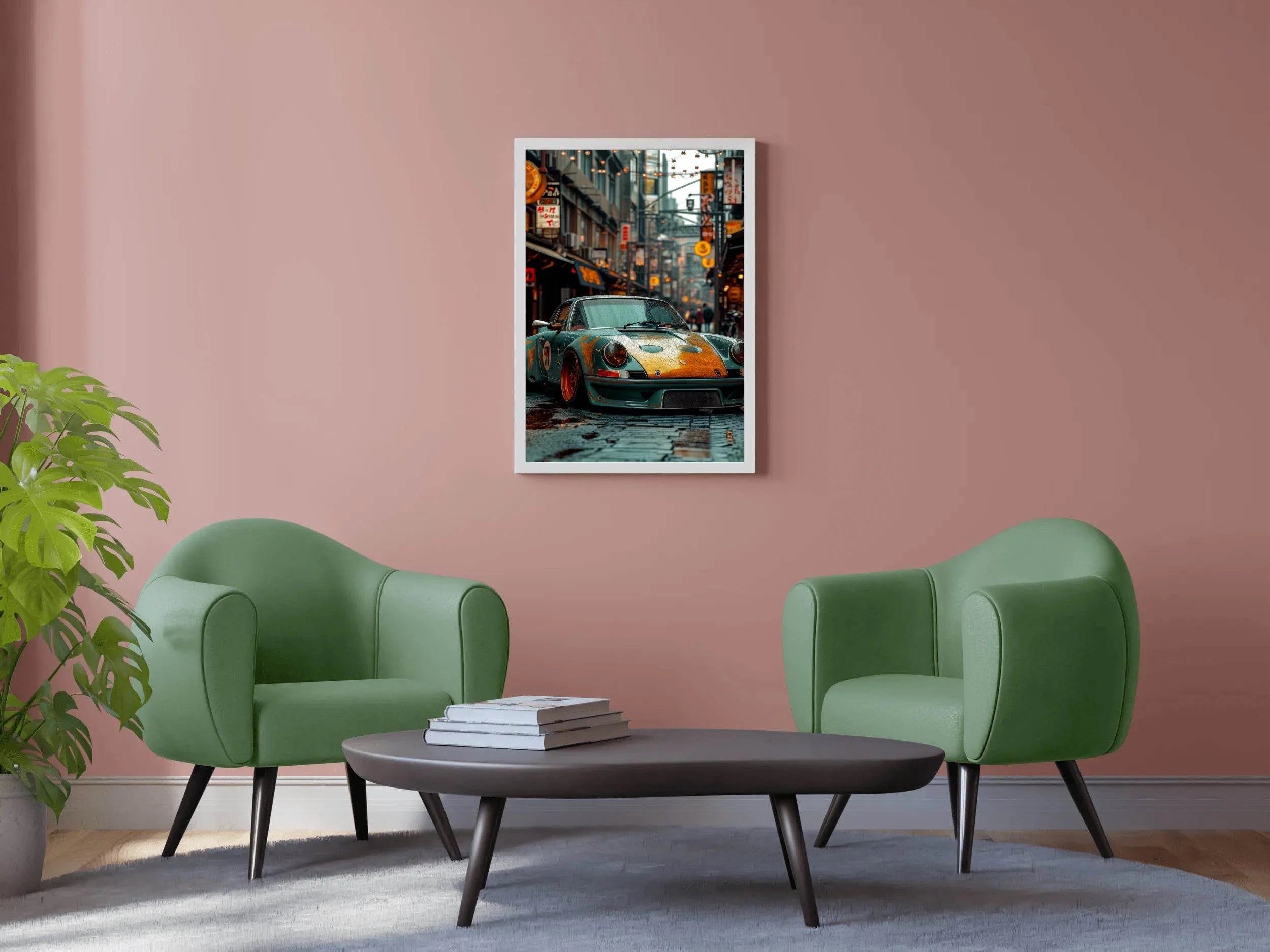 Porsche RSR Turbo Wall Art - beink online art store