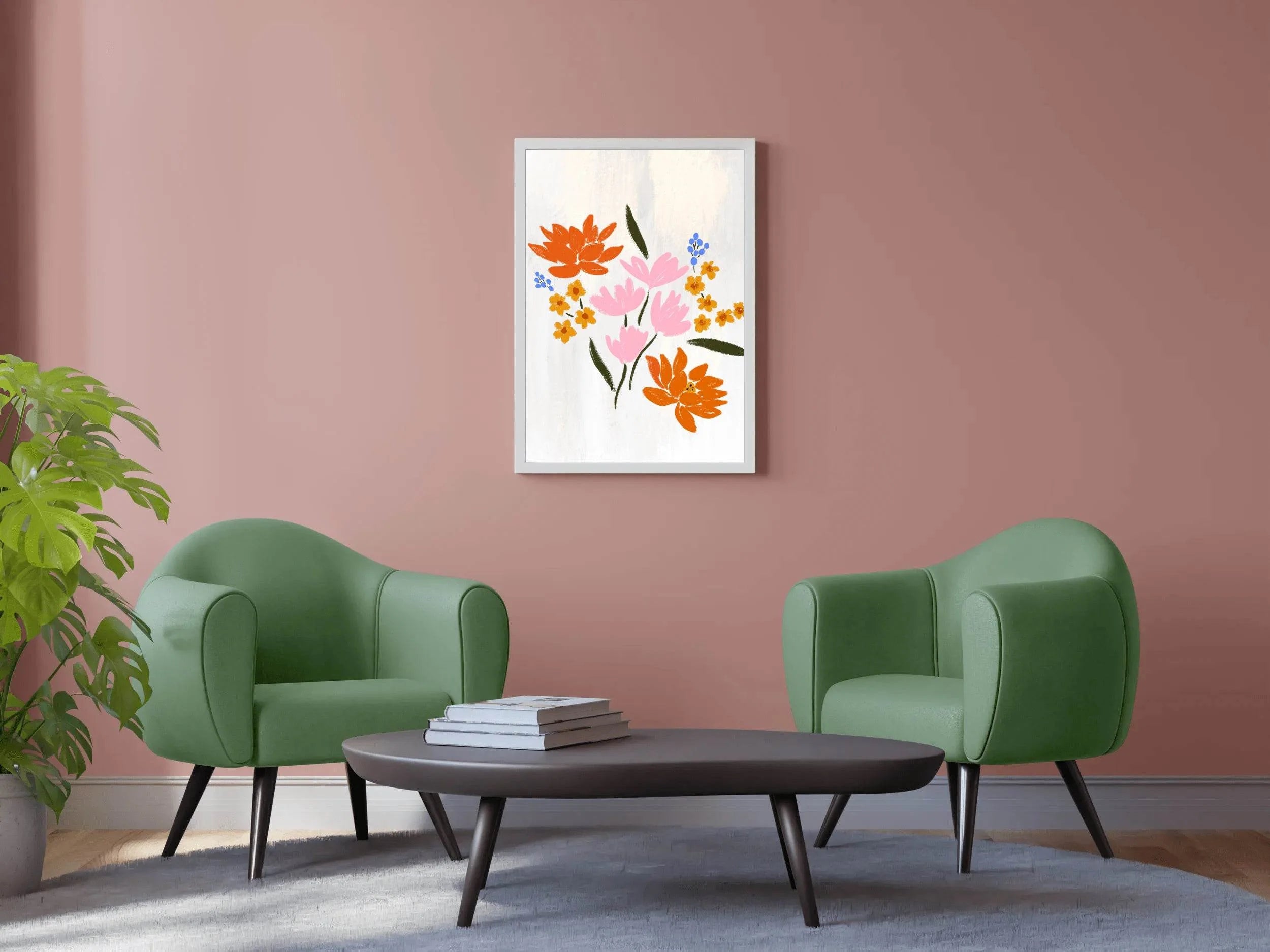 Spring Flowers Wall Art - beink online art store