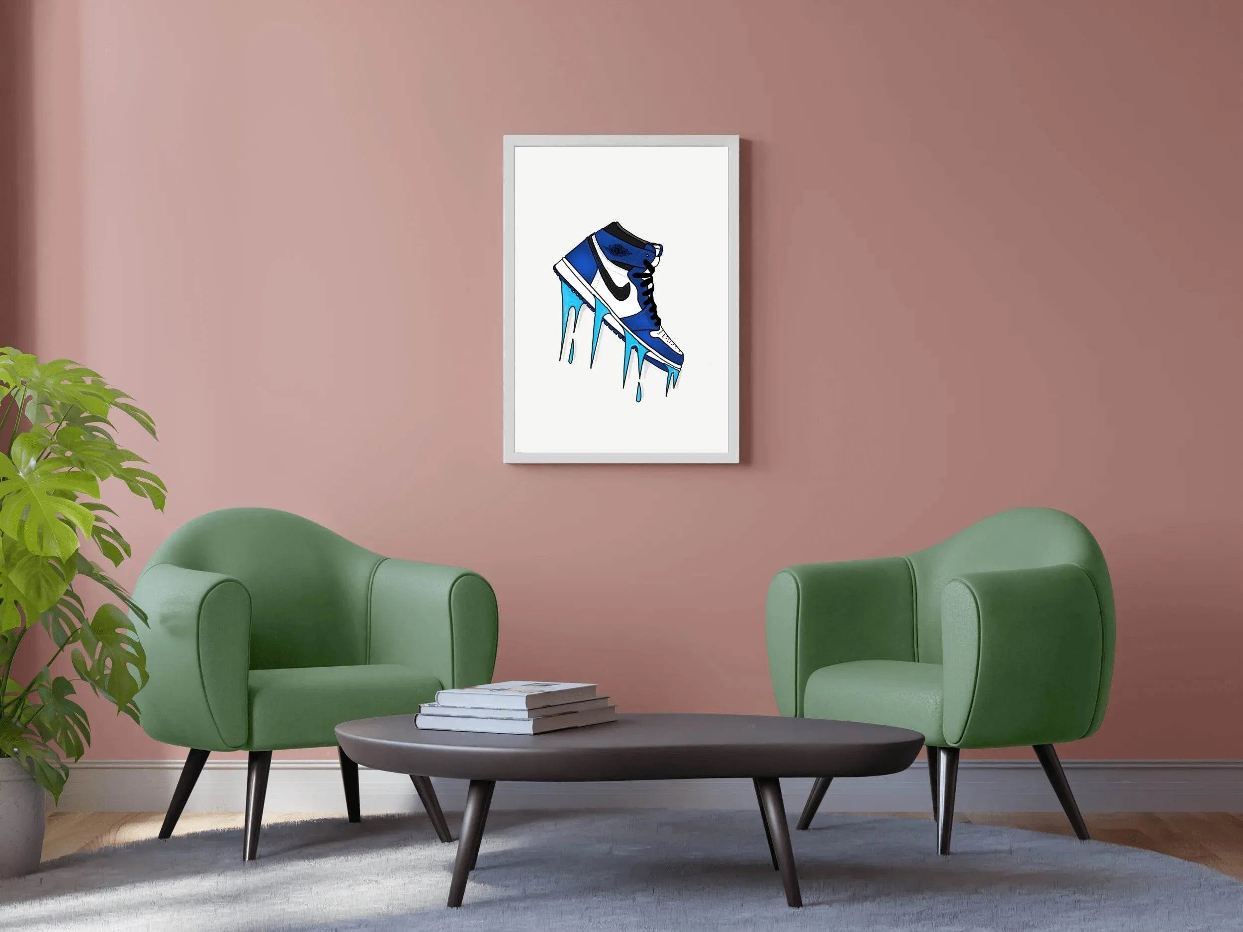 Nike Shoe Abstract Wall Art - beink online art store