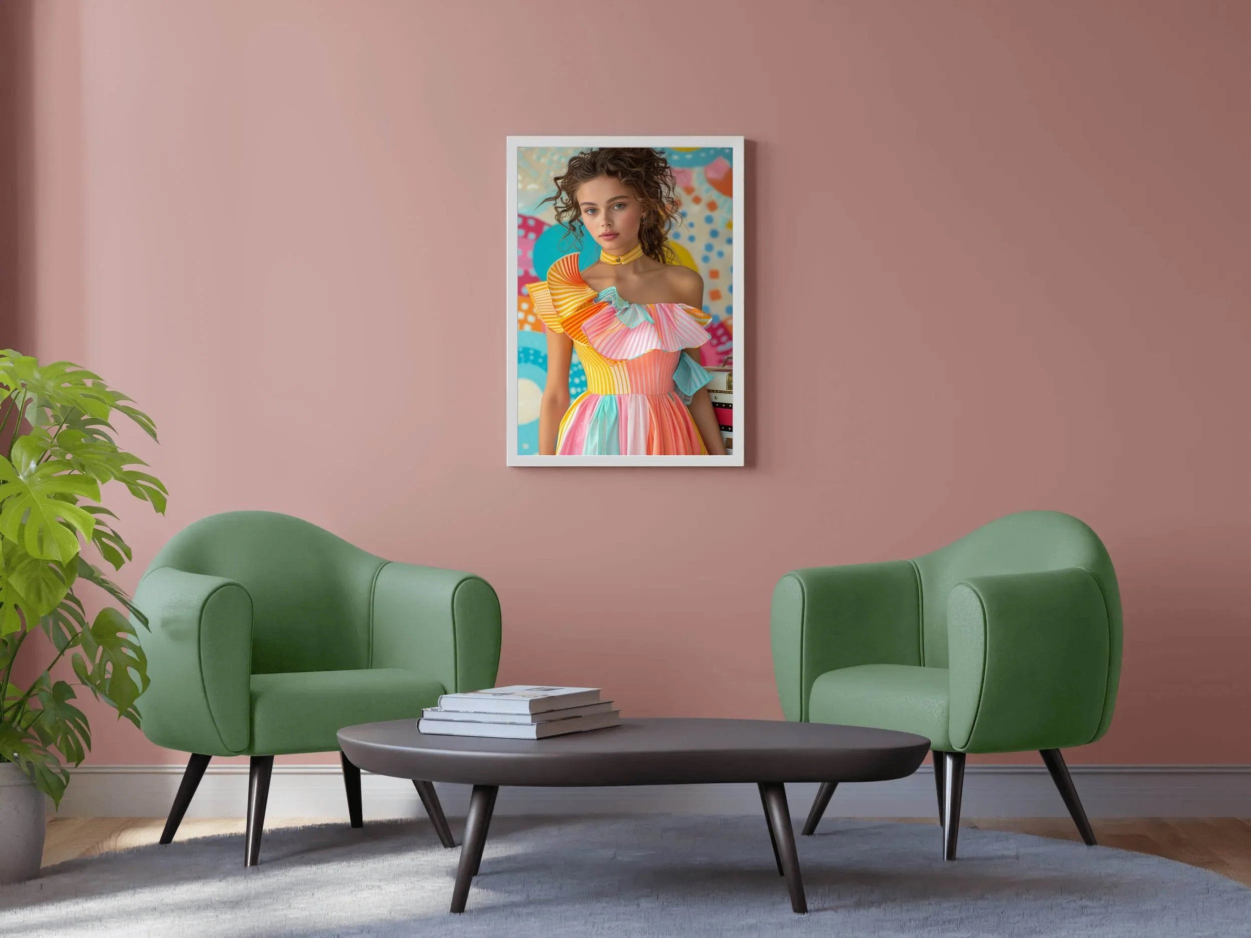 Mexican Women Cotton Dress Wall Art - beink online art store