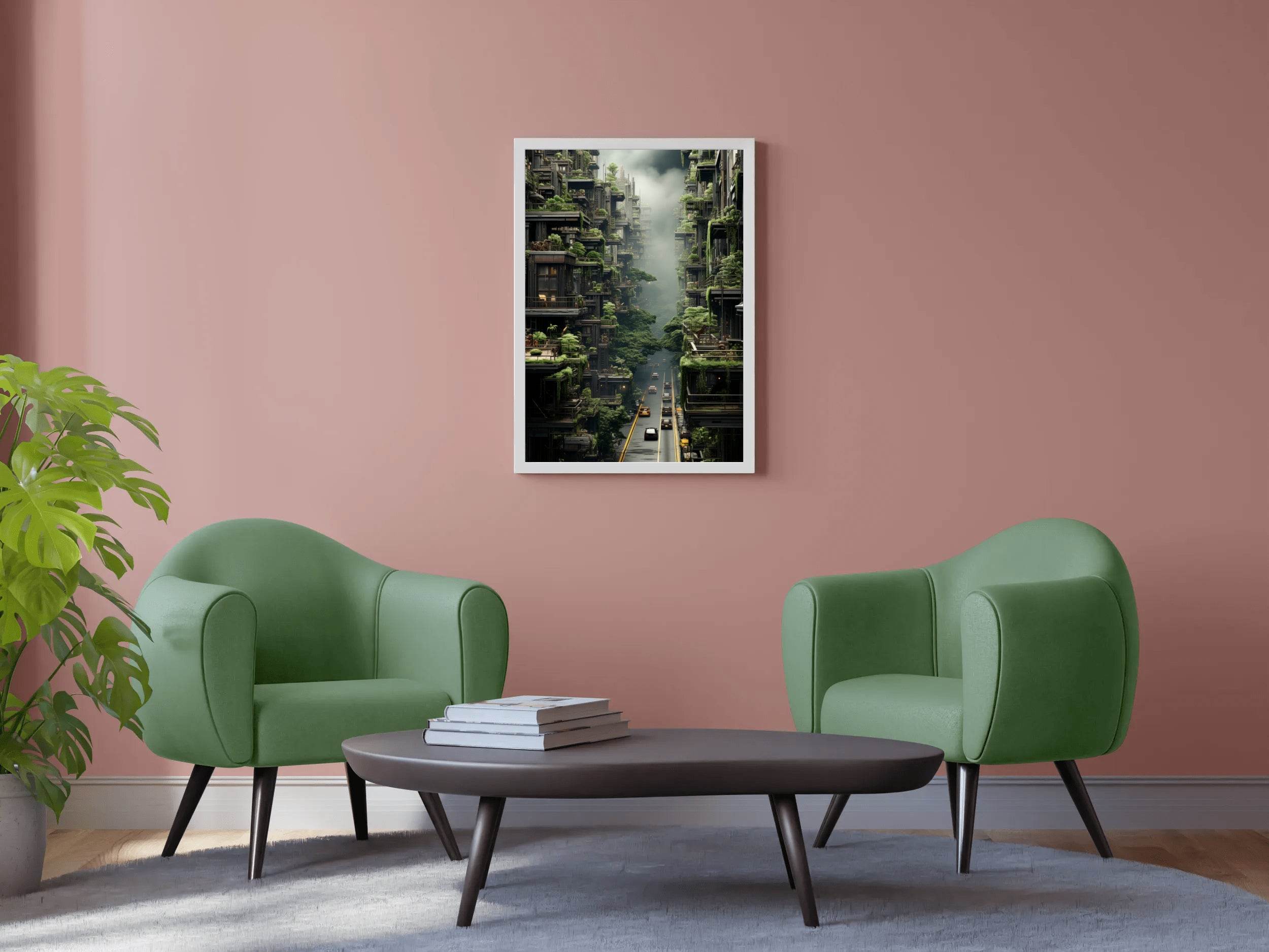 Vegetation Of The City Wall Art - beink online art store