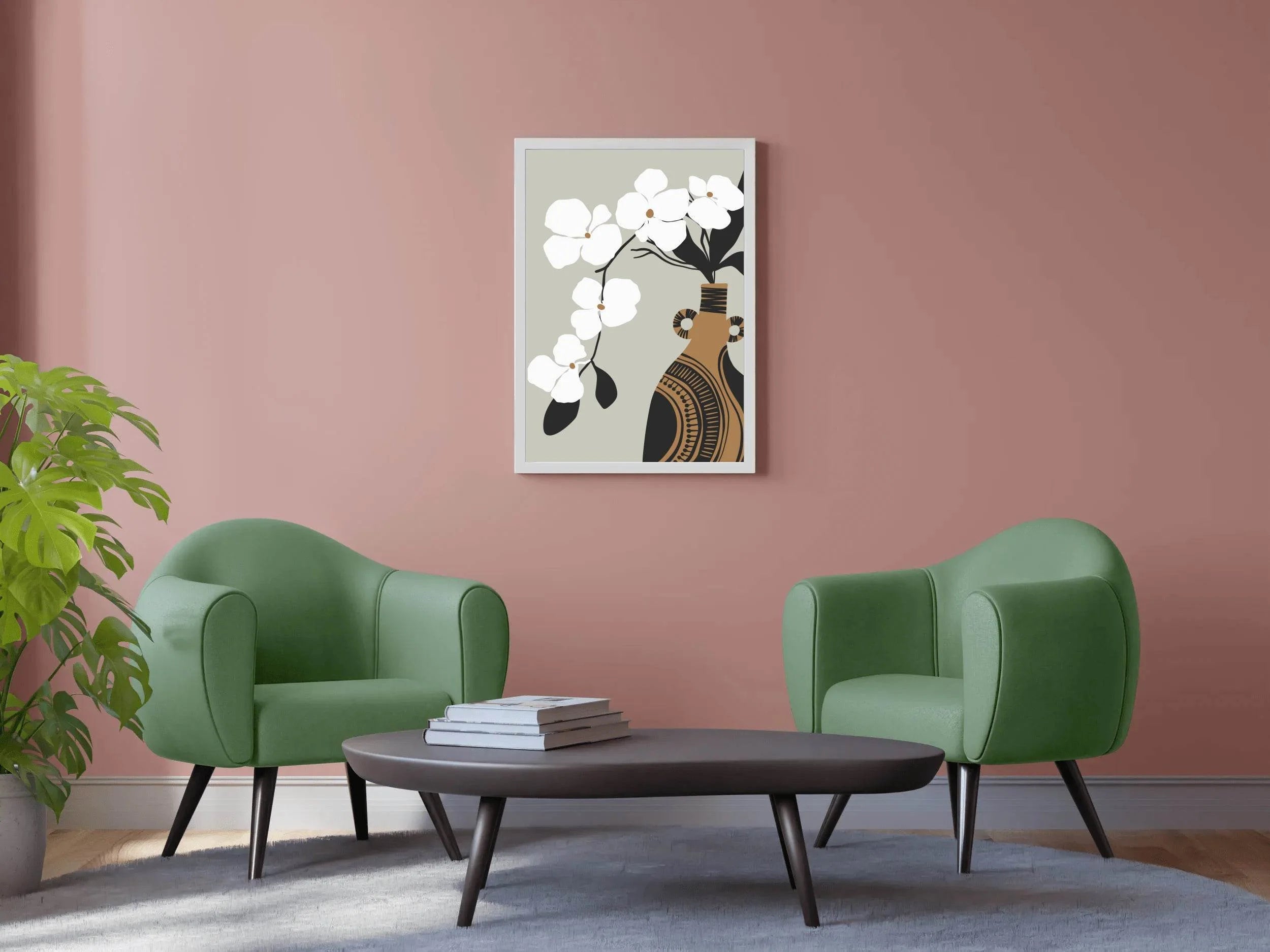 Cherry Blossom Leaves Wall Art - beink online art store
