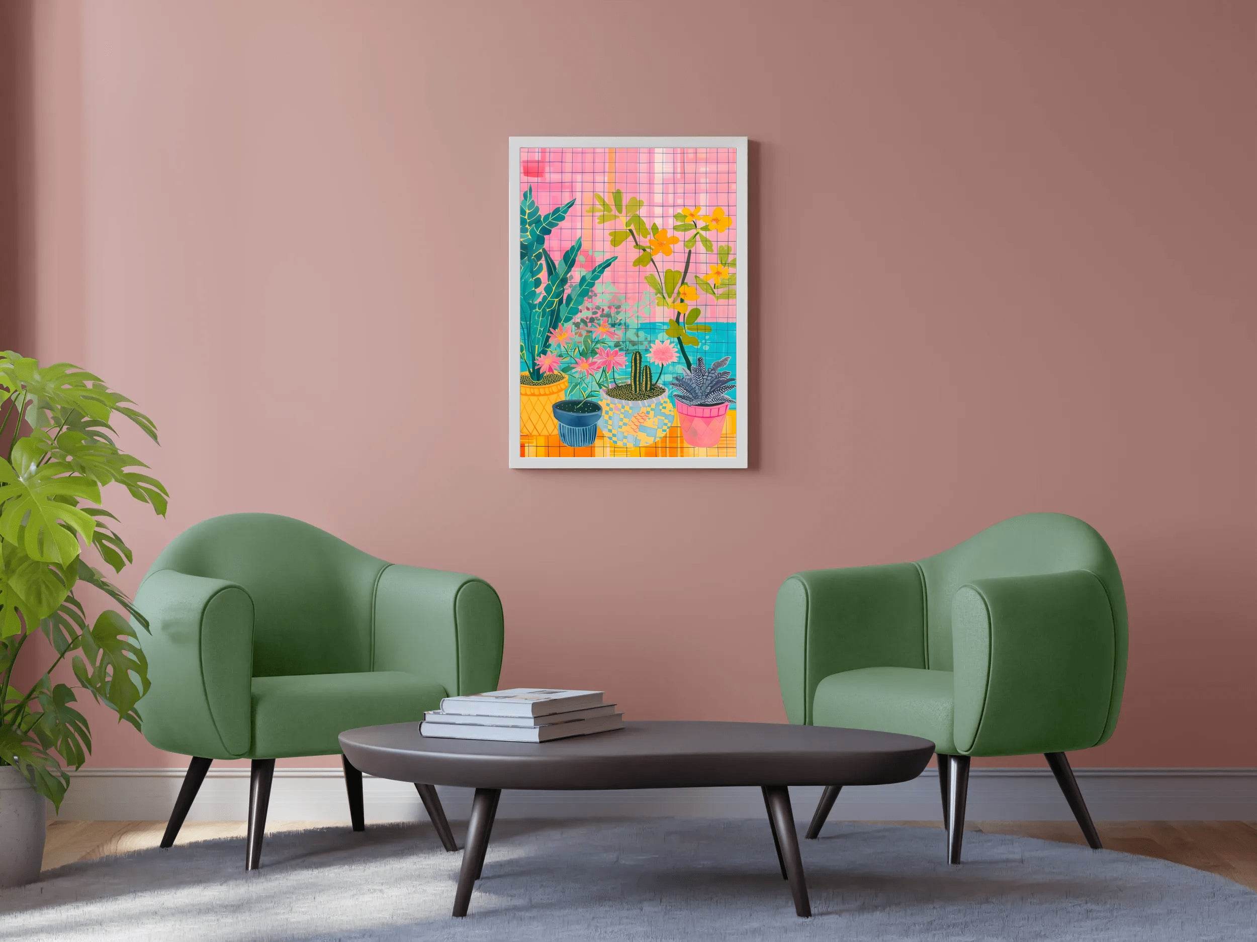 Potted Paradise Digital Art - beink online art store