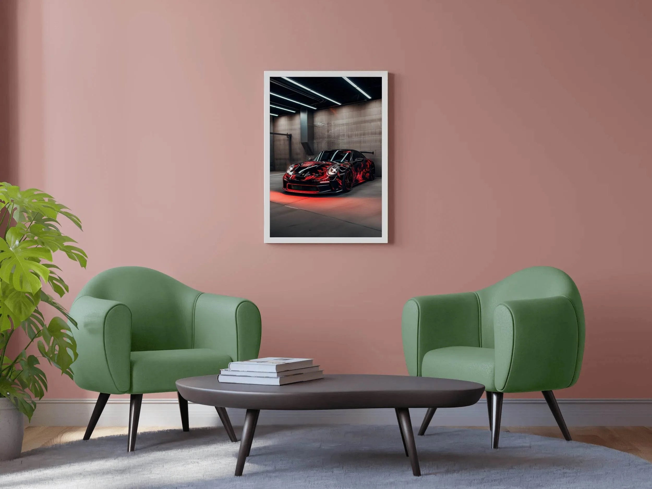 Porsche Wrap Concept Wall Art - beink online art store