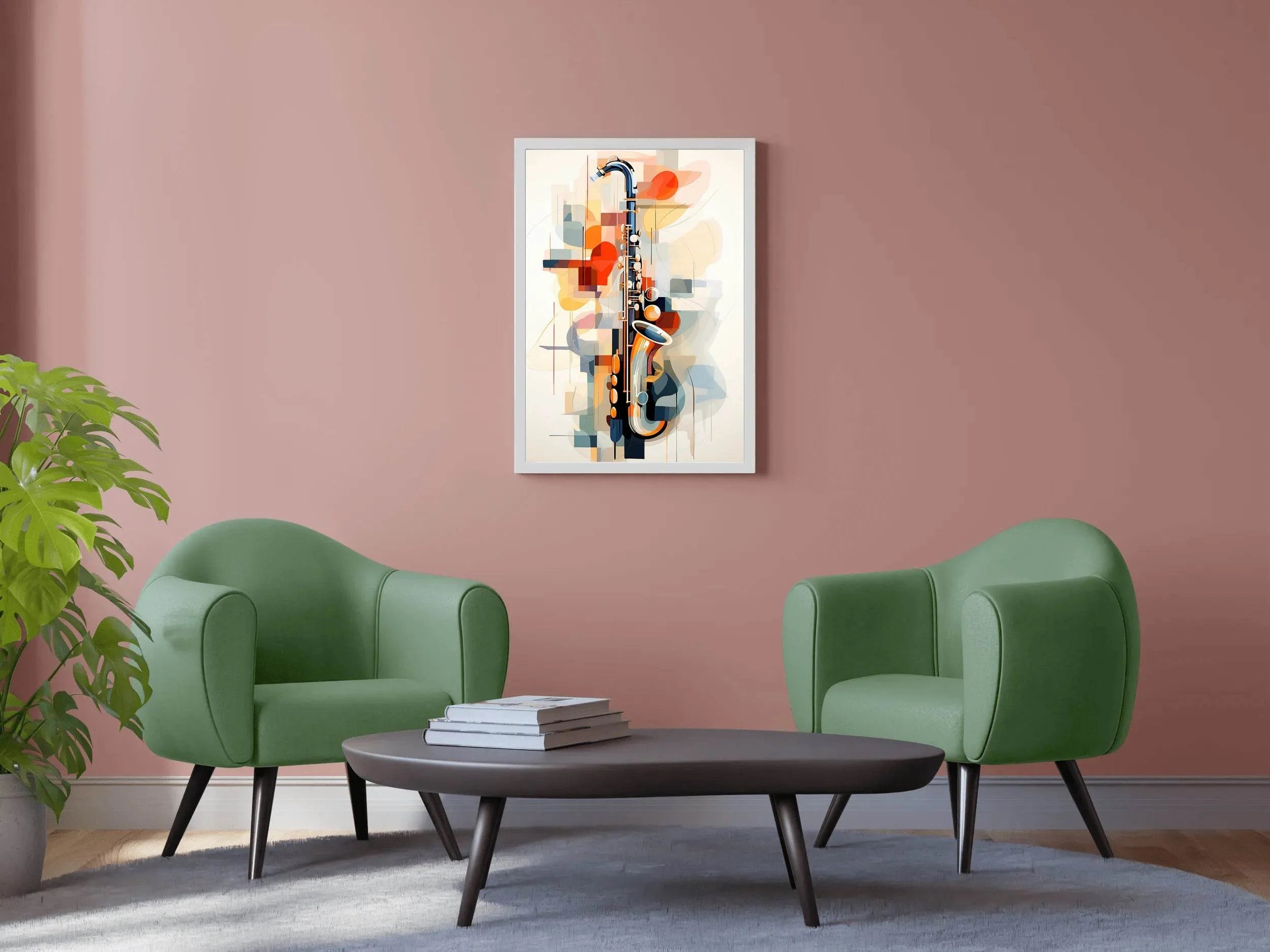 Violin Watercolor Painting Wall Art - beink online art store