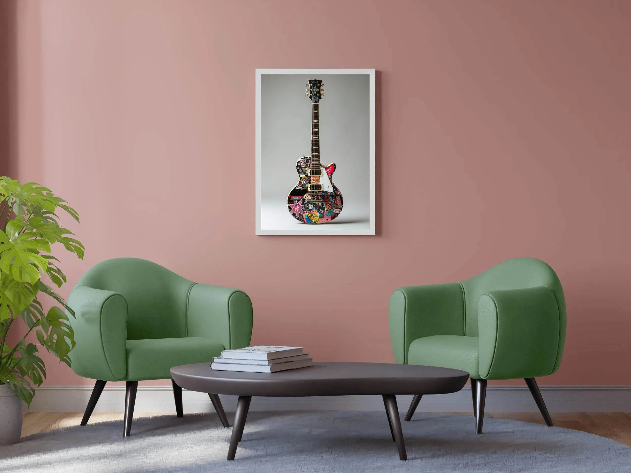 JSA Model Electric Guitar Wall Art - beink online art store