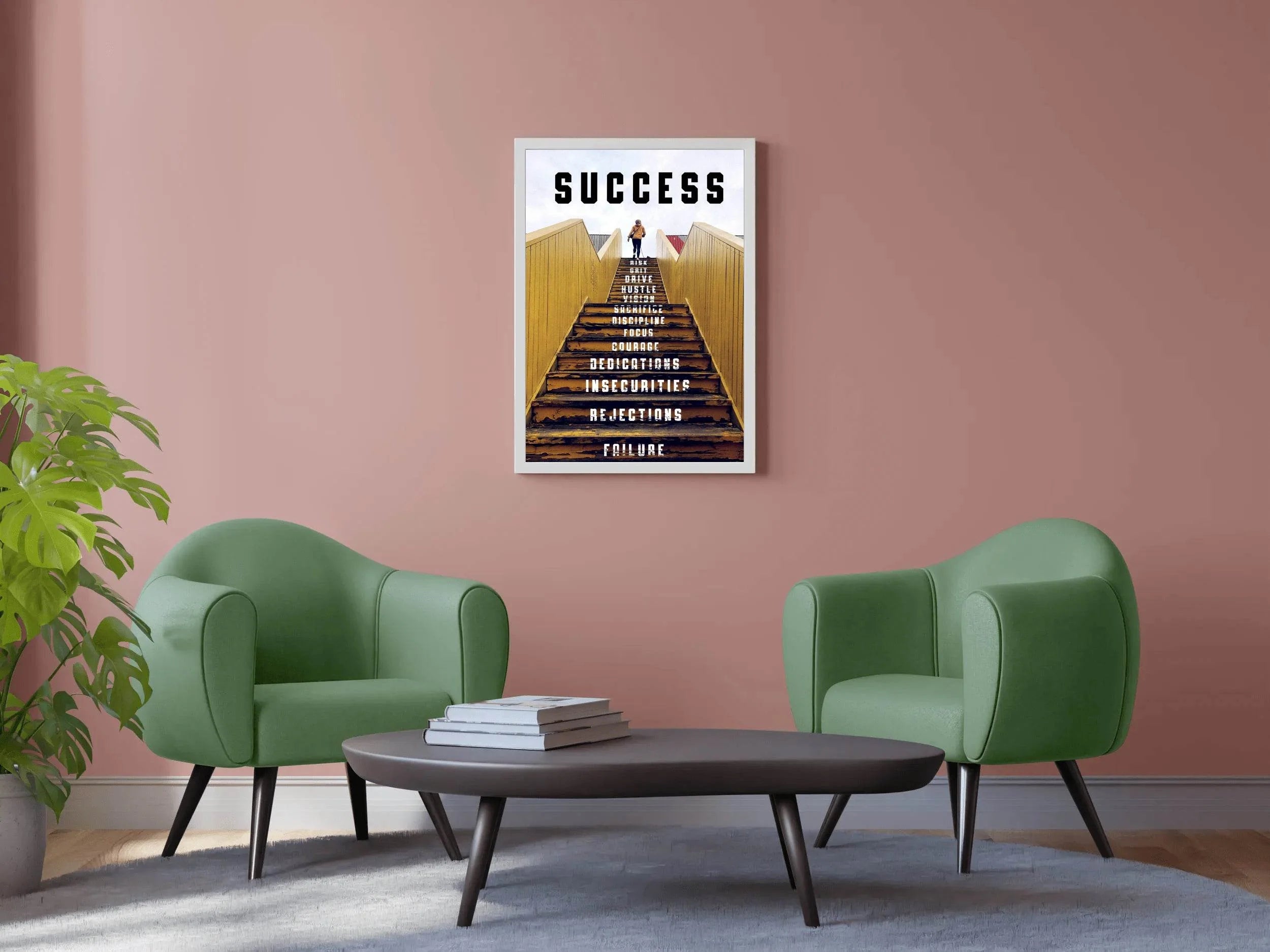 Journey To Success Motivational Wall Art - beink online art store