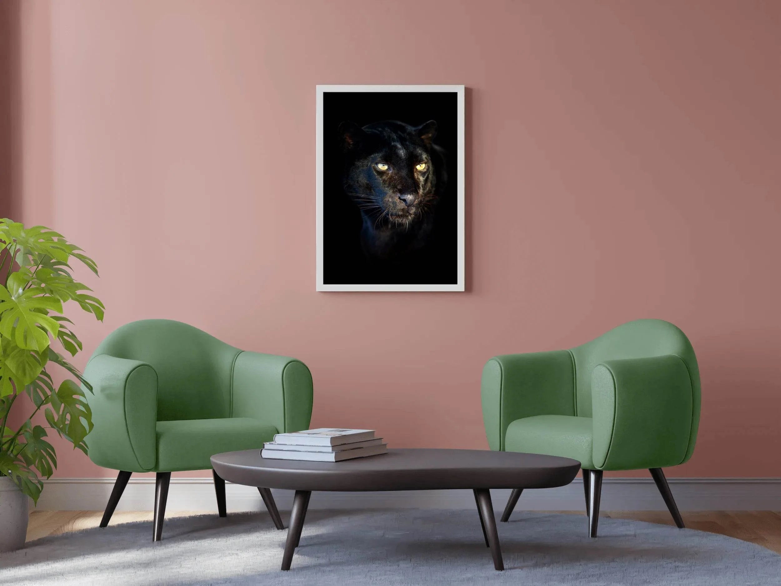 Angry Face of Black Panther Wall Art - beink online art store