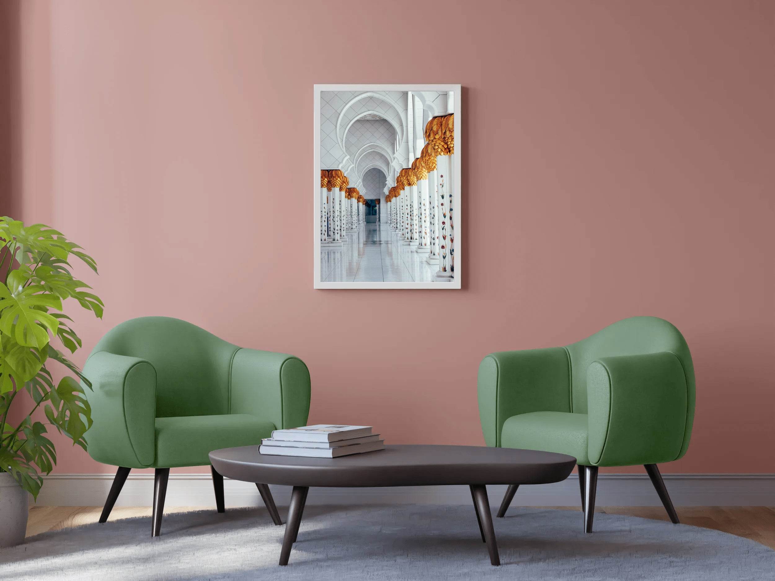 Golden Pathways Wall Art - beink online art store