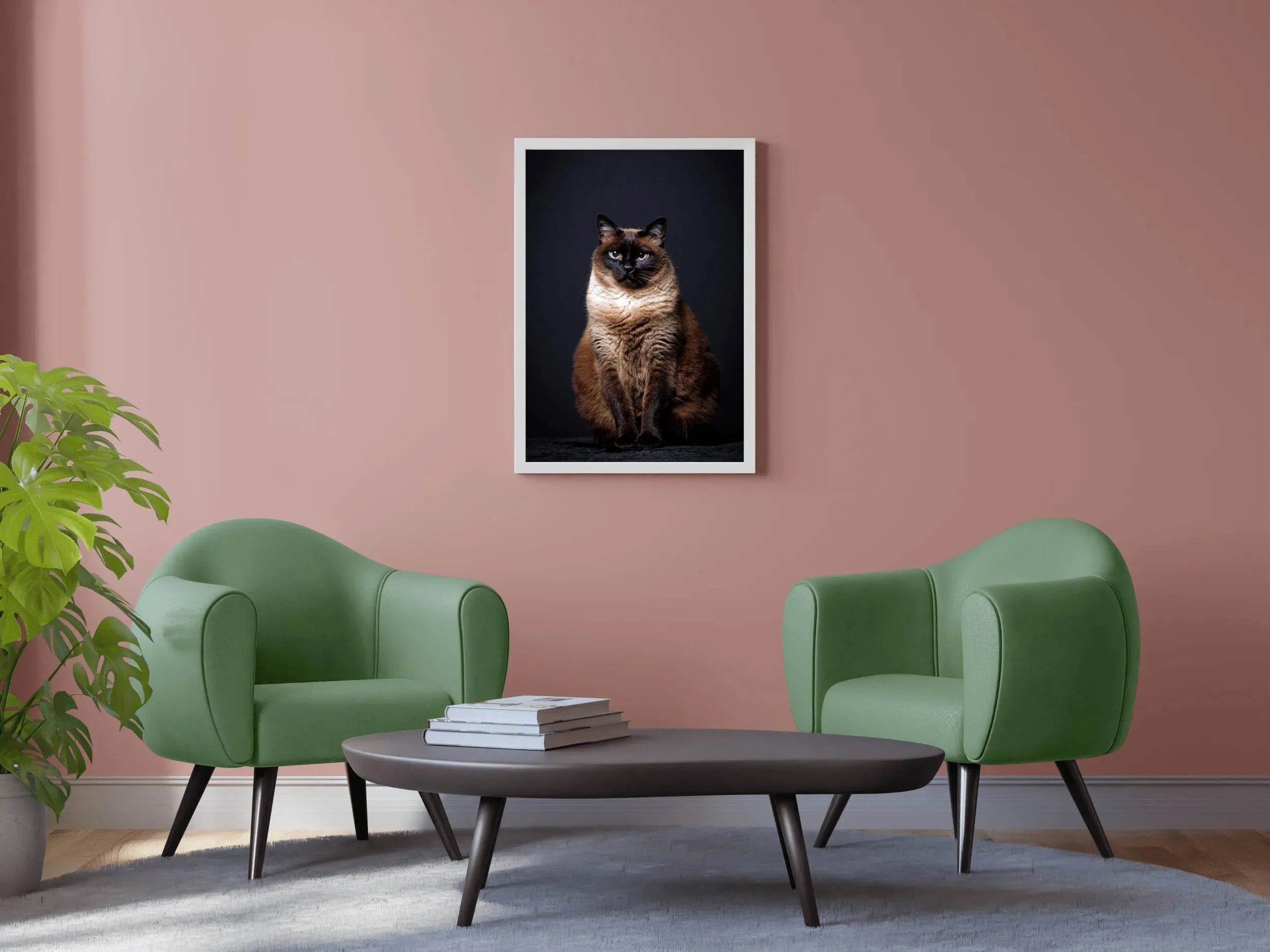 Siamese Cat Animal Wall Art - beink online art store