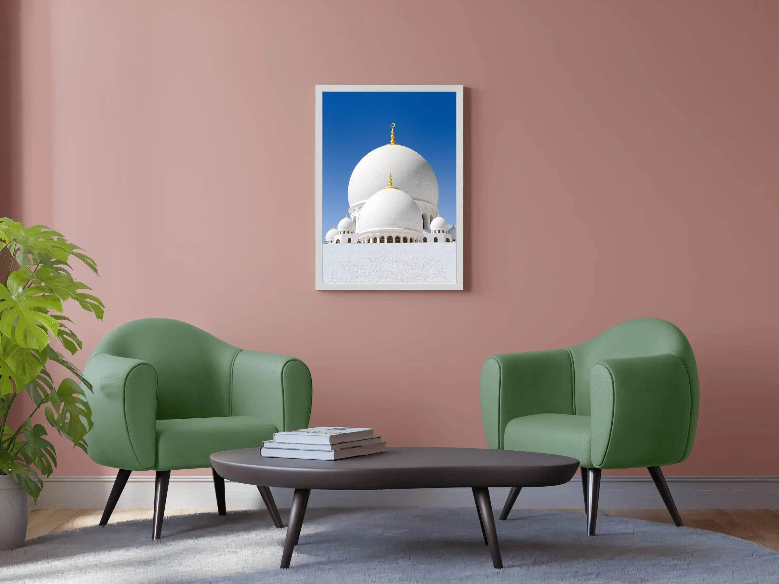 Golden Tipped Dome Wall Art - beink online art store