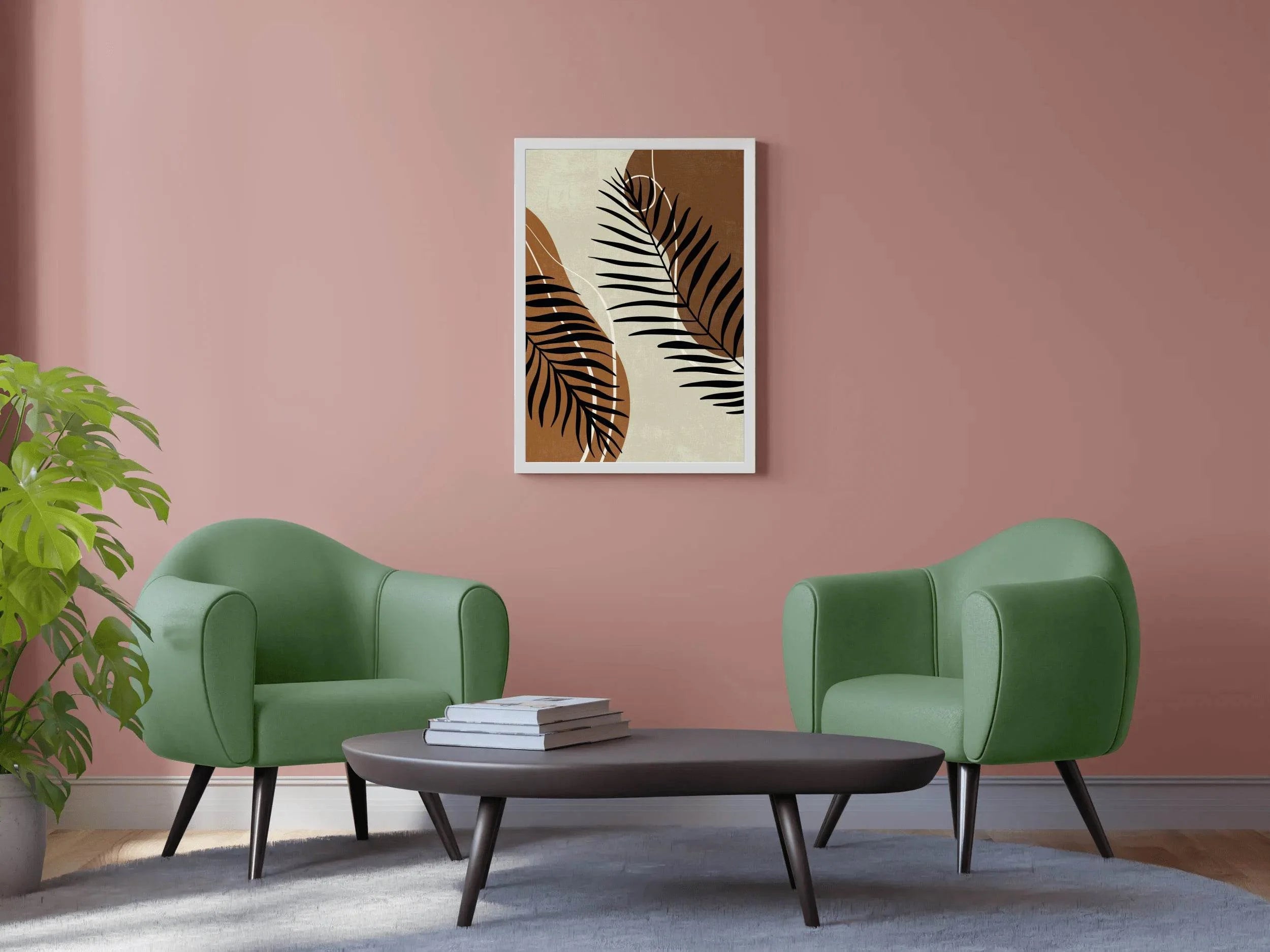 Broad and Large Leaves of The Fern Wall Art - beink online art store