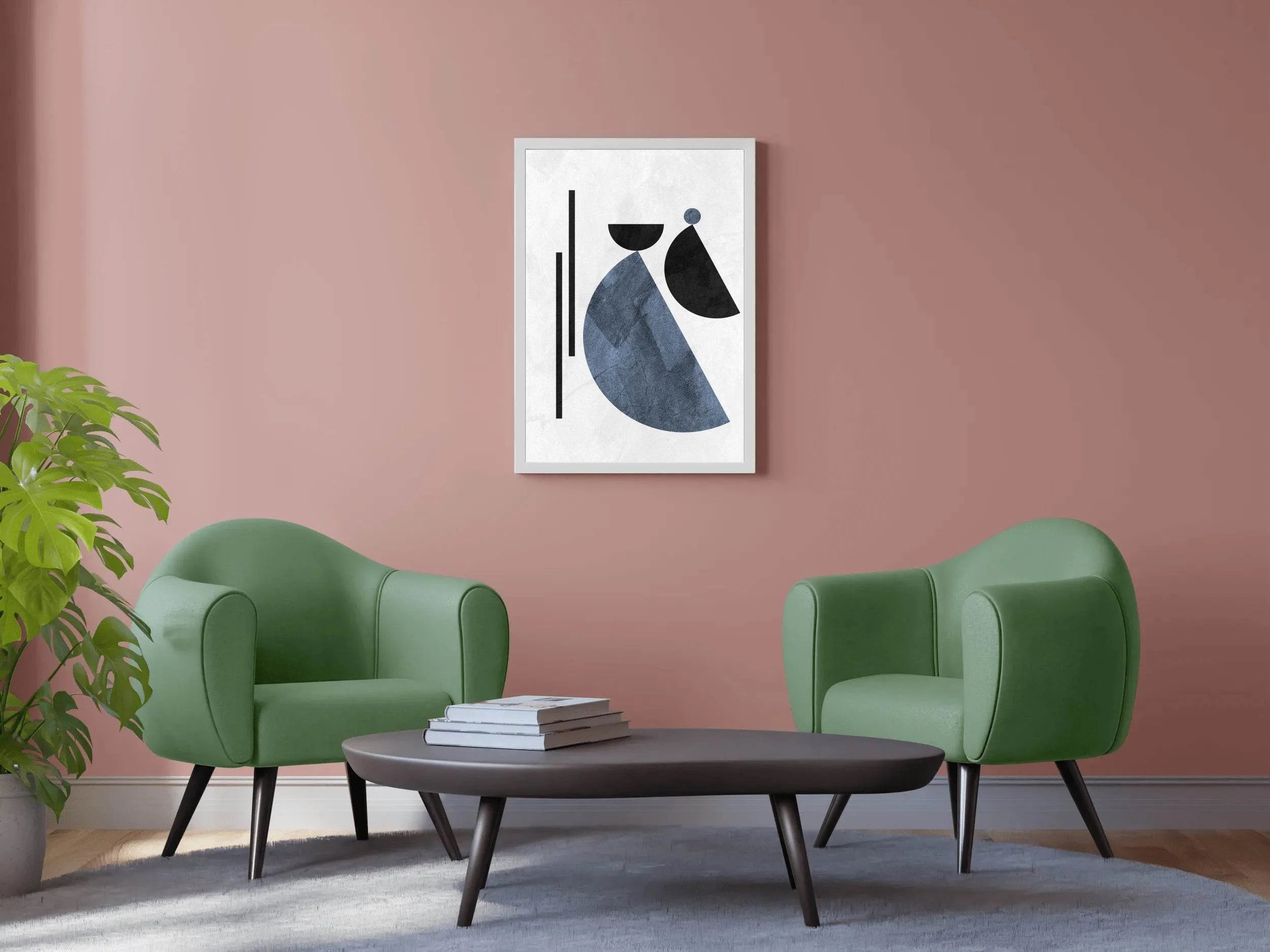 Geometrical Shapes Abstract Wall Art - beink online art store
