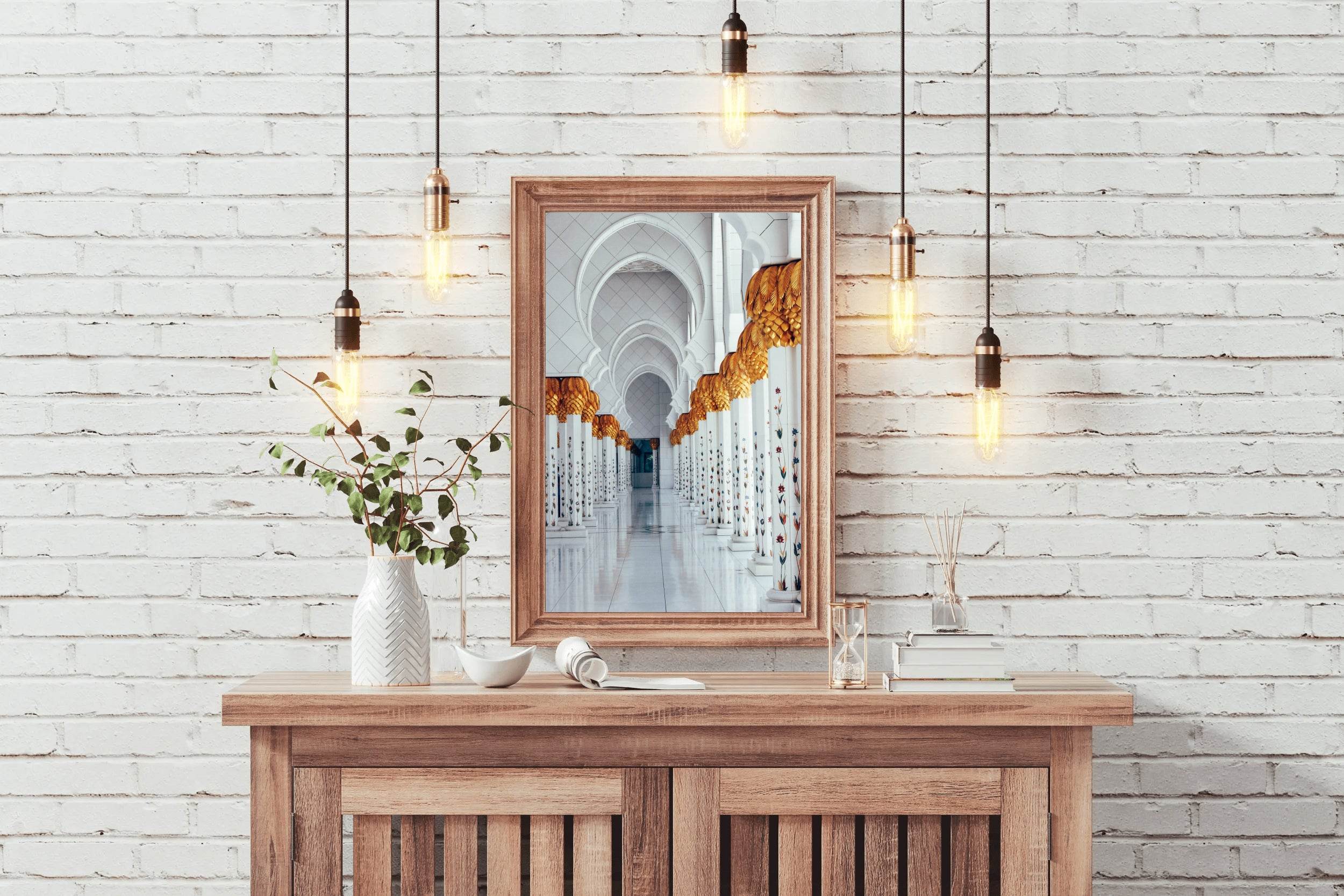 Golden Pathways Wall Art - beink online art store