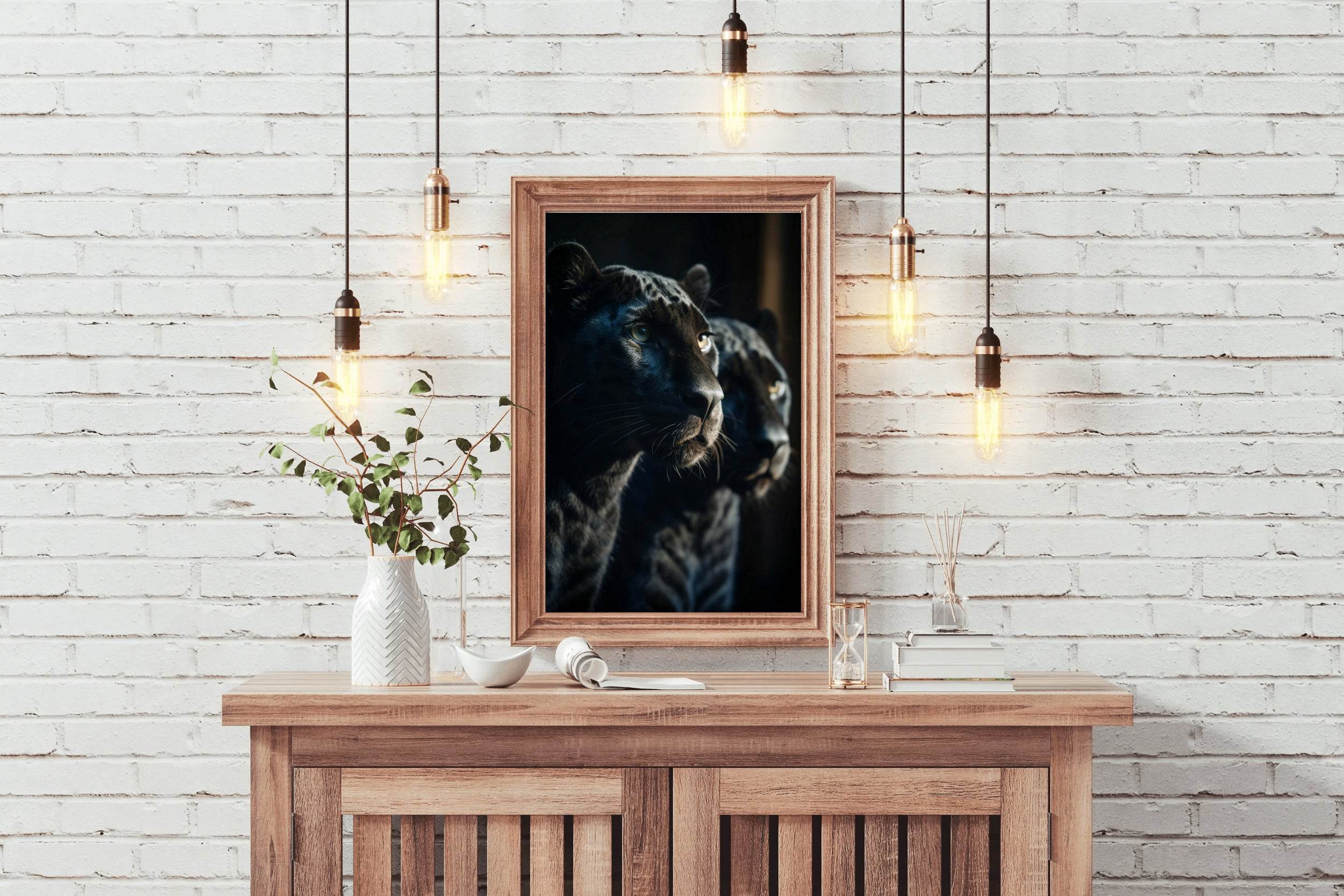 Black Panther Animal Wall Art - beink online art store