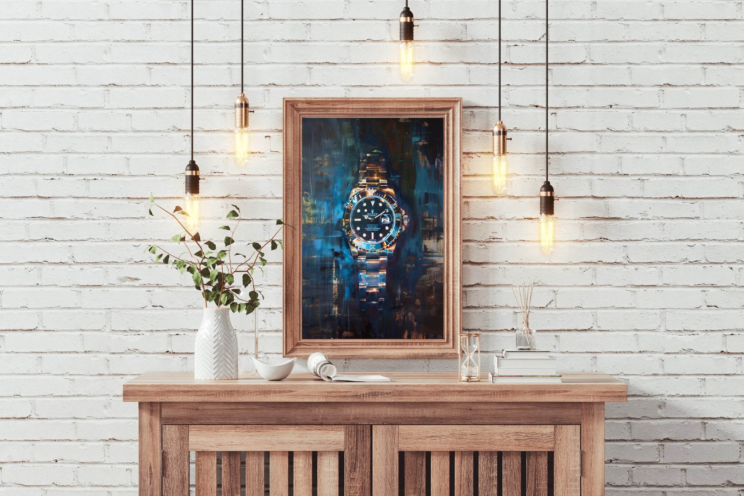 Rolex Submariner Watch Wall Art - beink online art store