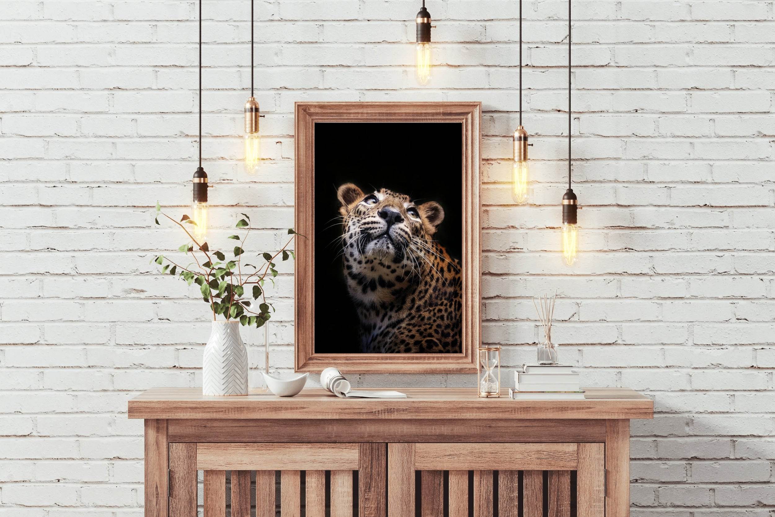 Sri Lankan Leopard Animal Wall Art - beink online art store