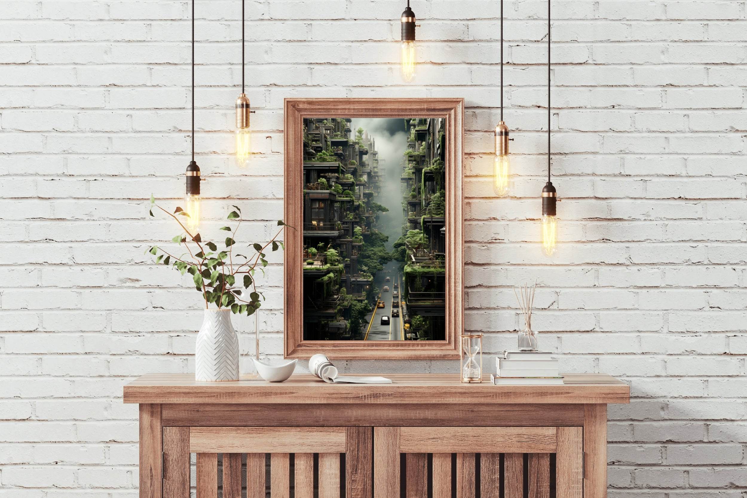Vegetation Of The City Wall Art - beink online art store